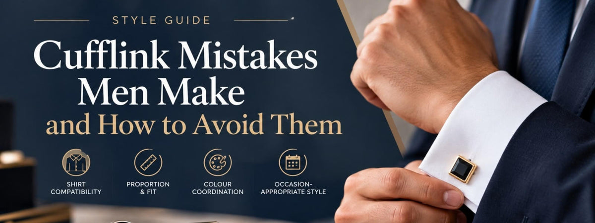 Cufflink Mistakes Men Make and How to Avoid Them
