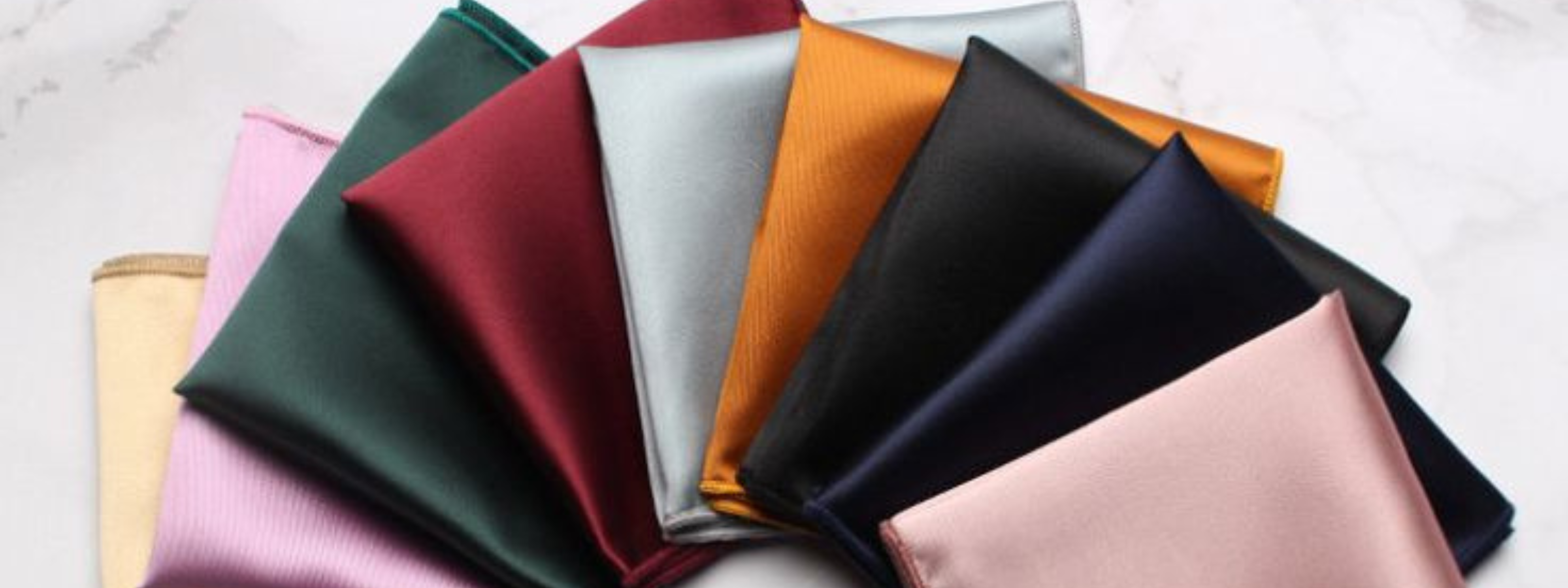 solid pocket squares for men