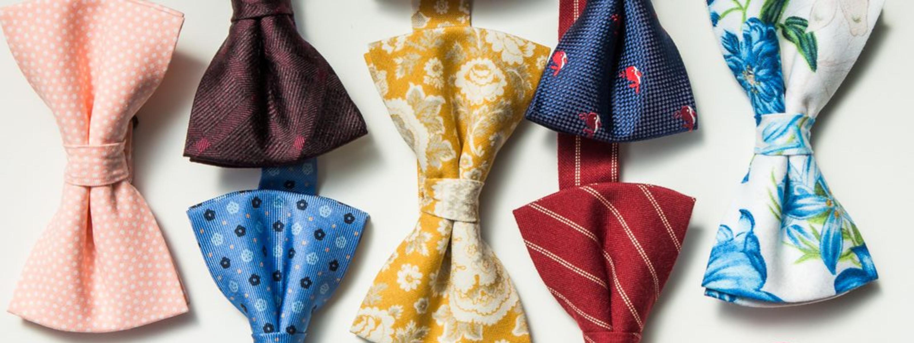 printed bow ties for men