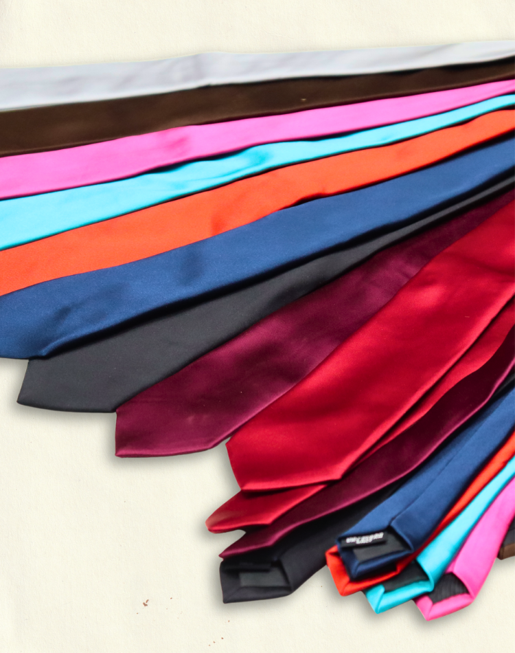 Solid neckties