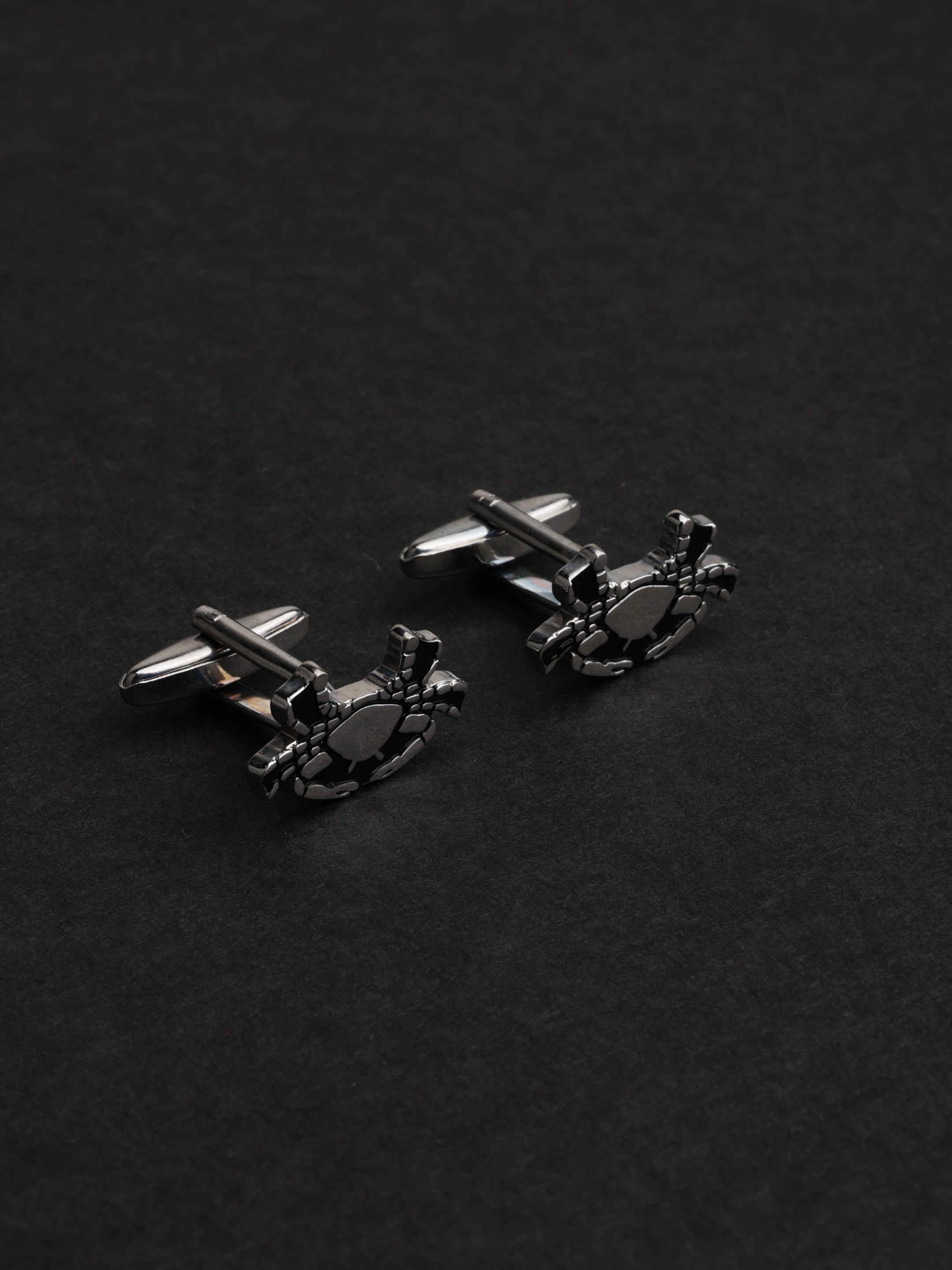 Black Crab Design Cufflinks