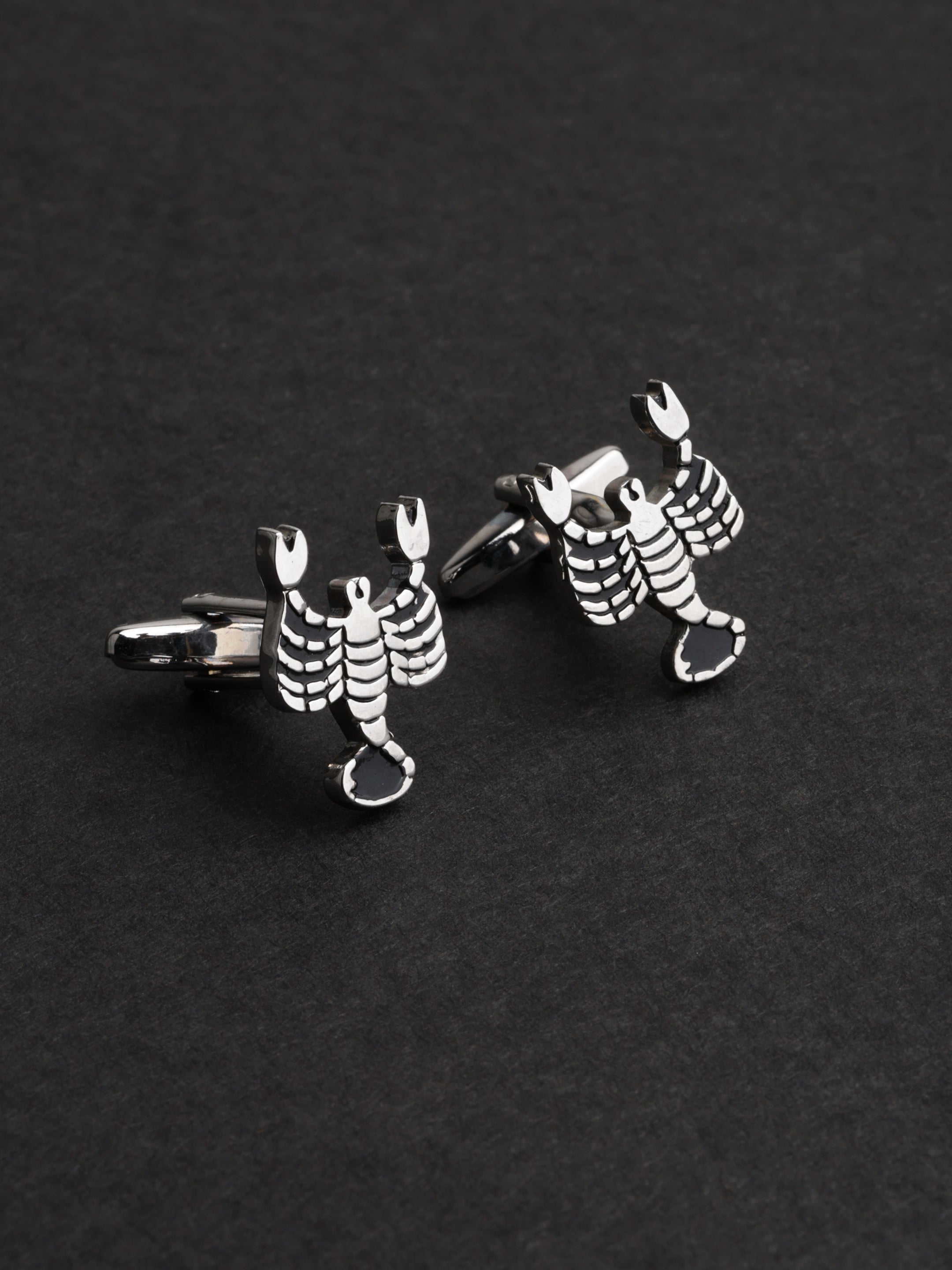 Silver Lobster Design Cufflinks