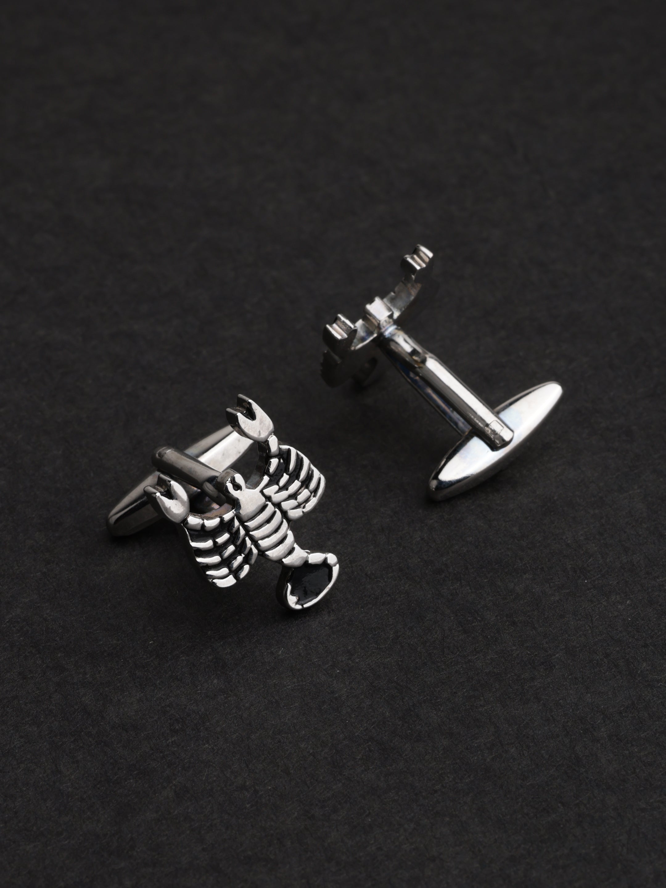 Silver Lobster Design Cufflinks