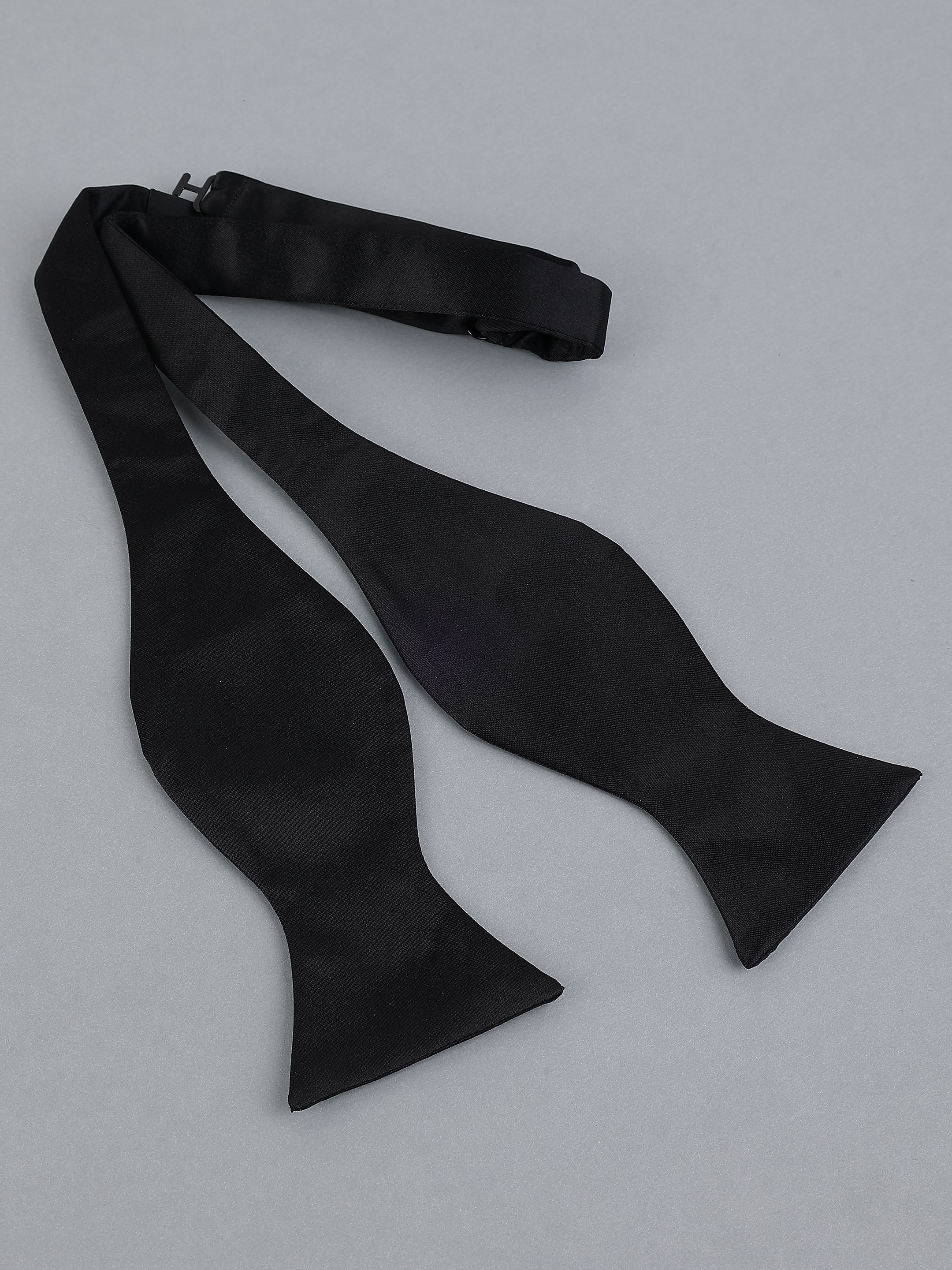 Black Self-Tie Bow Tie
