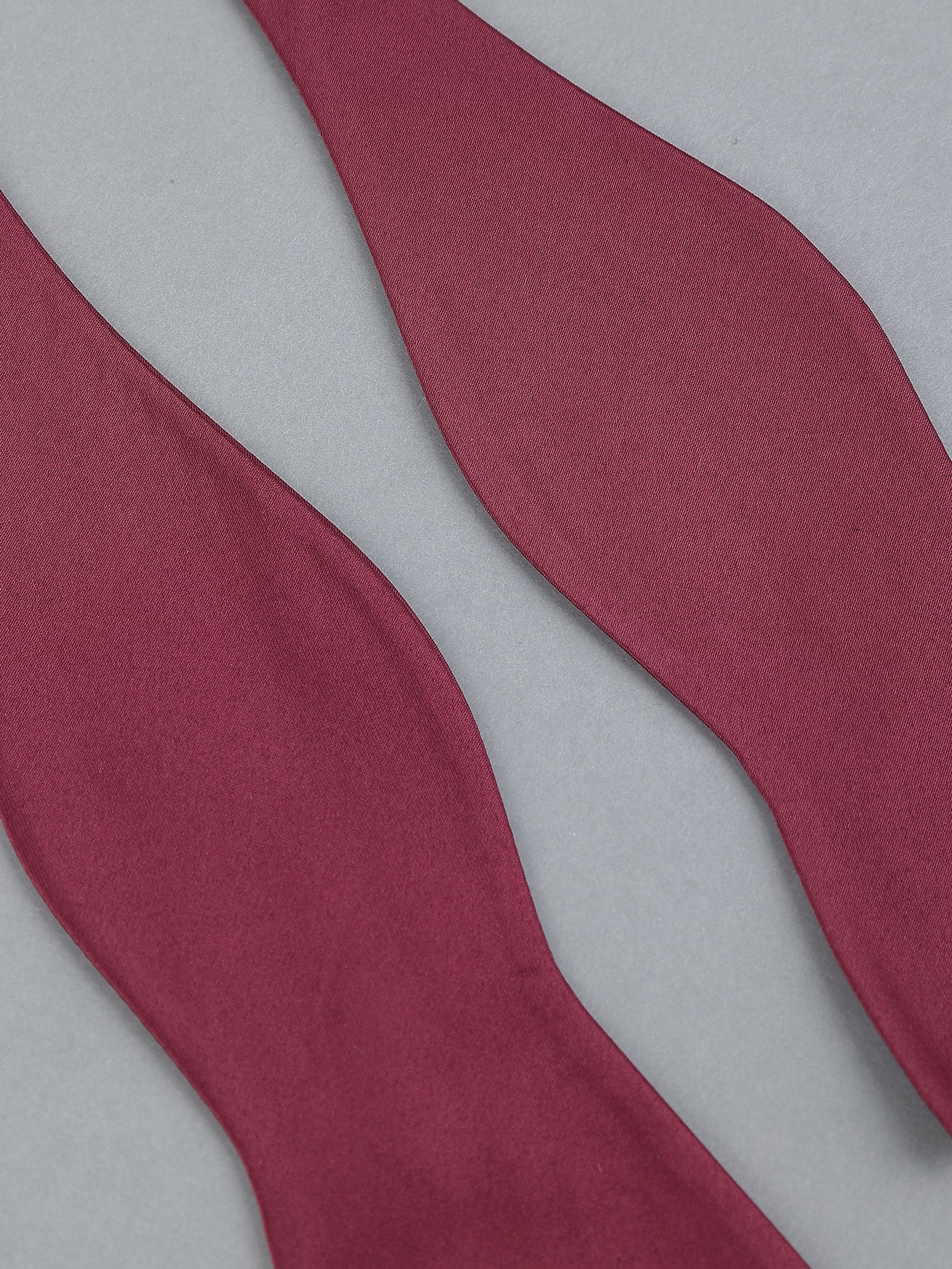 Burgundy Self-Tie Bow Tie