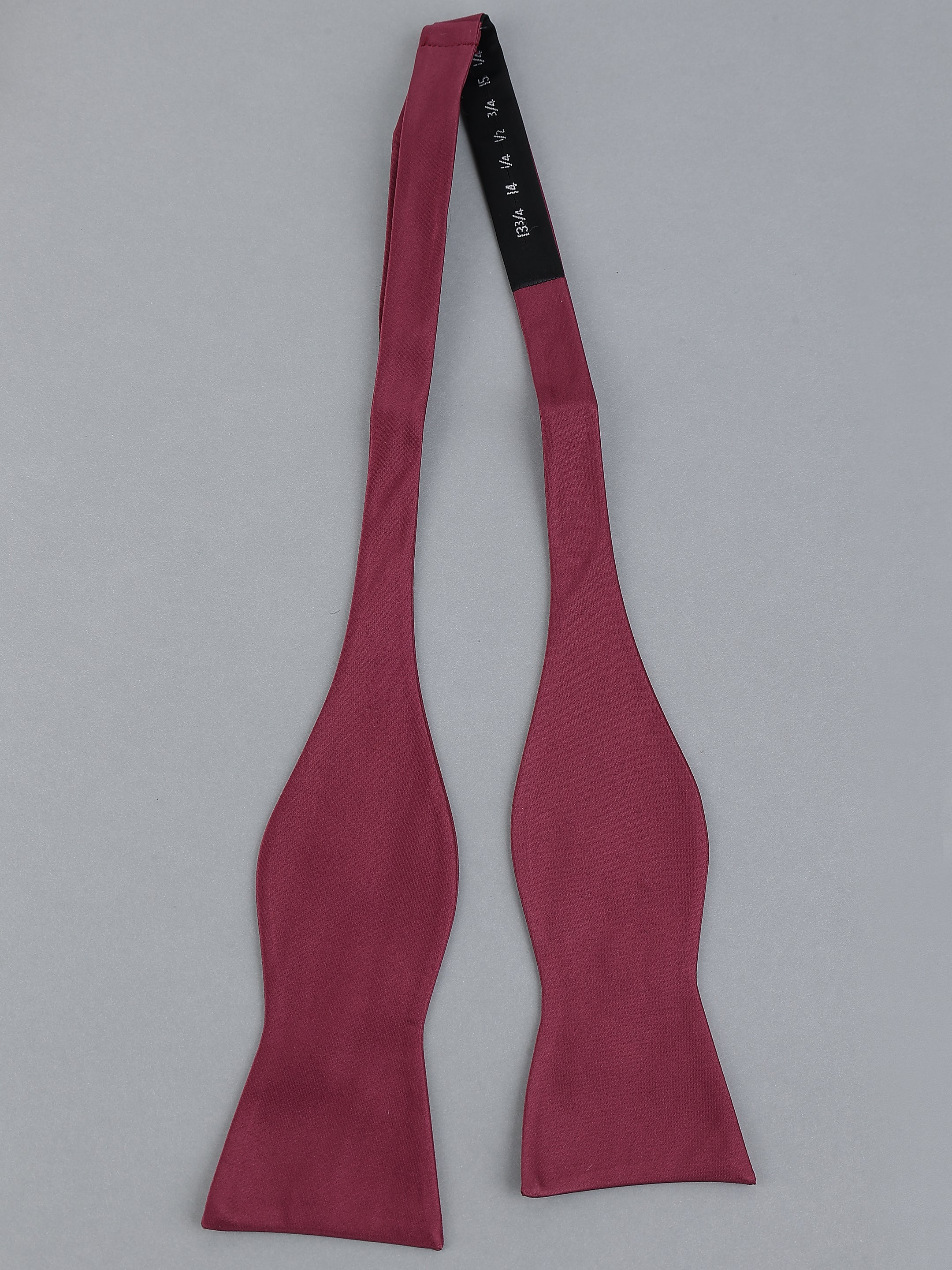 Burgundy Self-Tie Bow Tie
