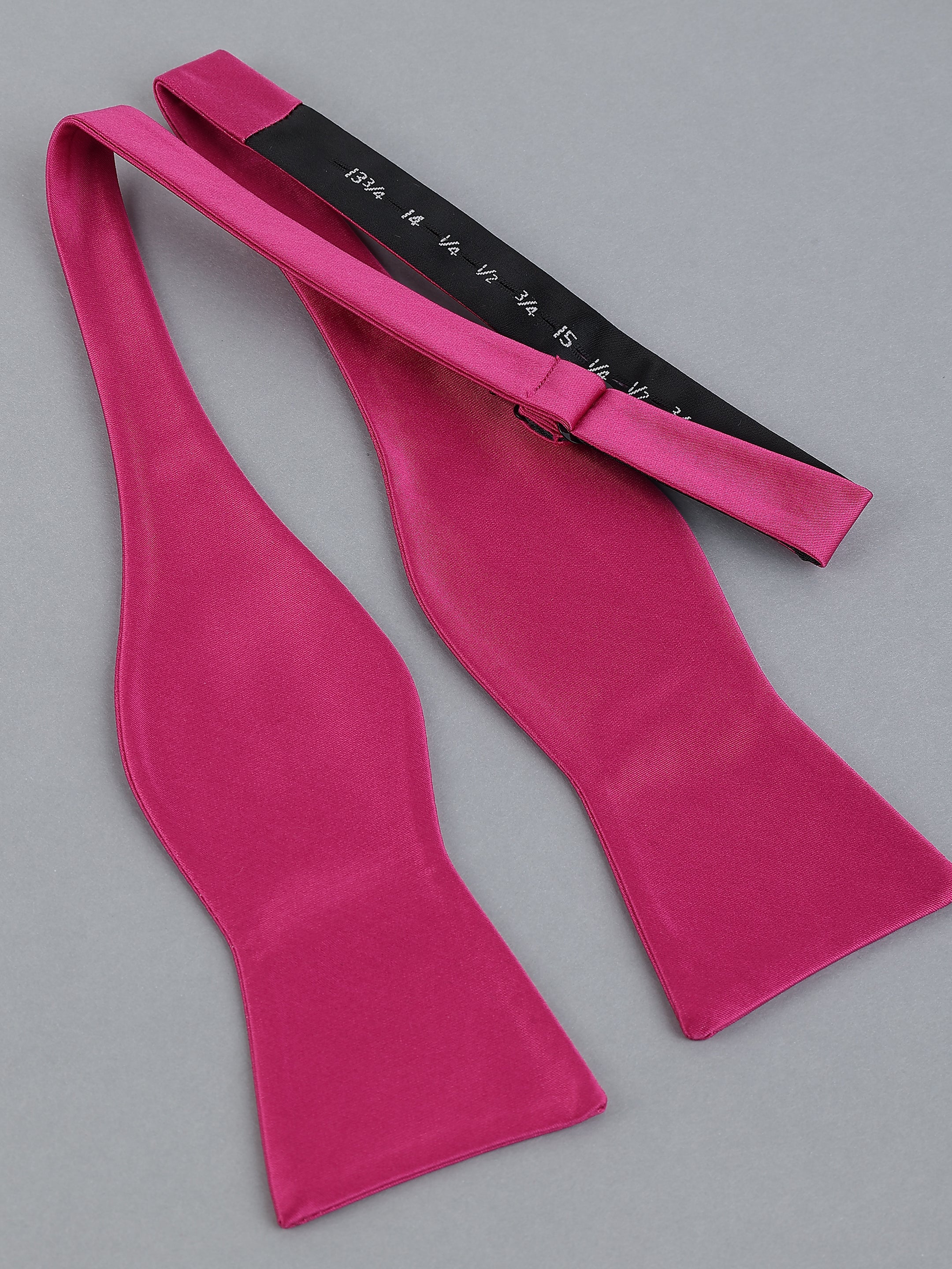 Pink Self-Tie Bow Tie
