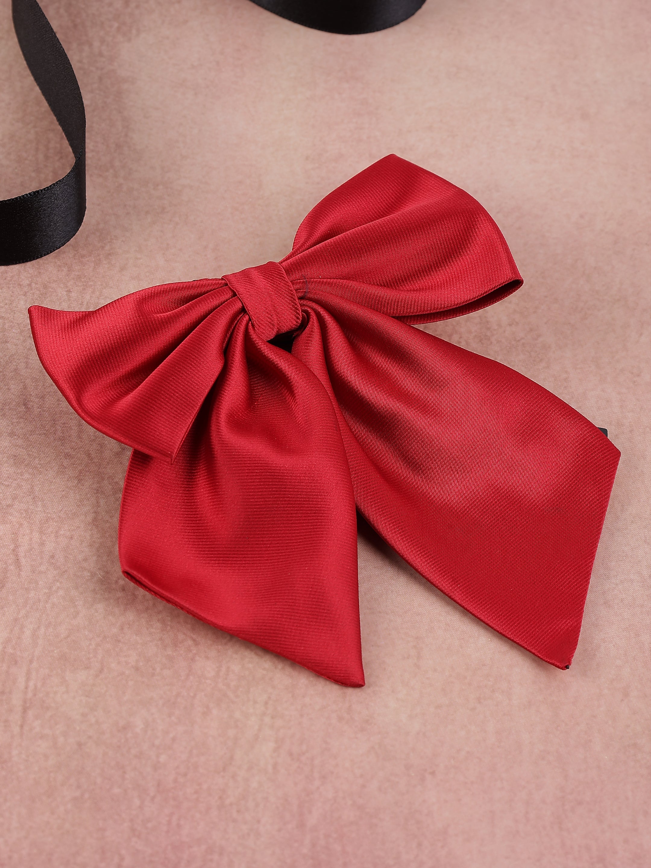 Oversized Red Butterfly Bow Tie