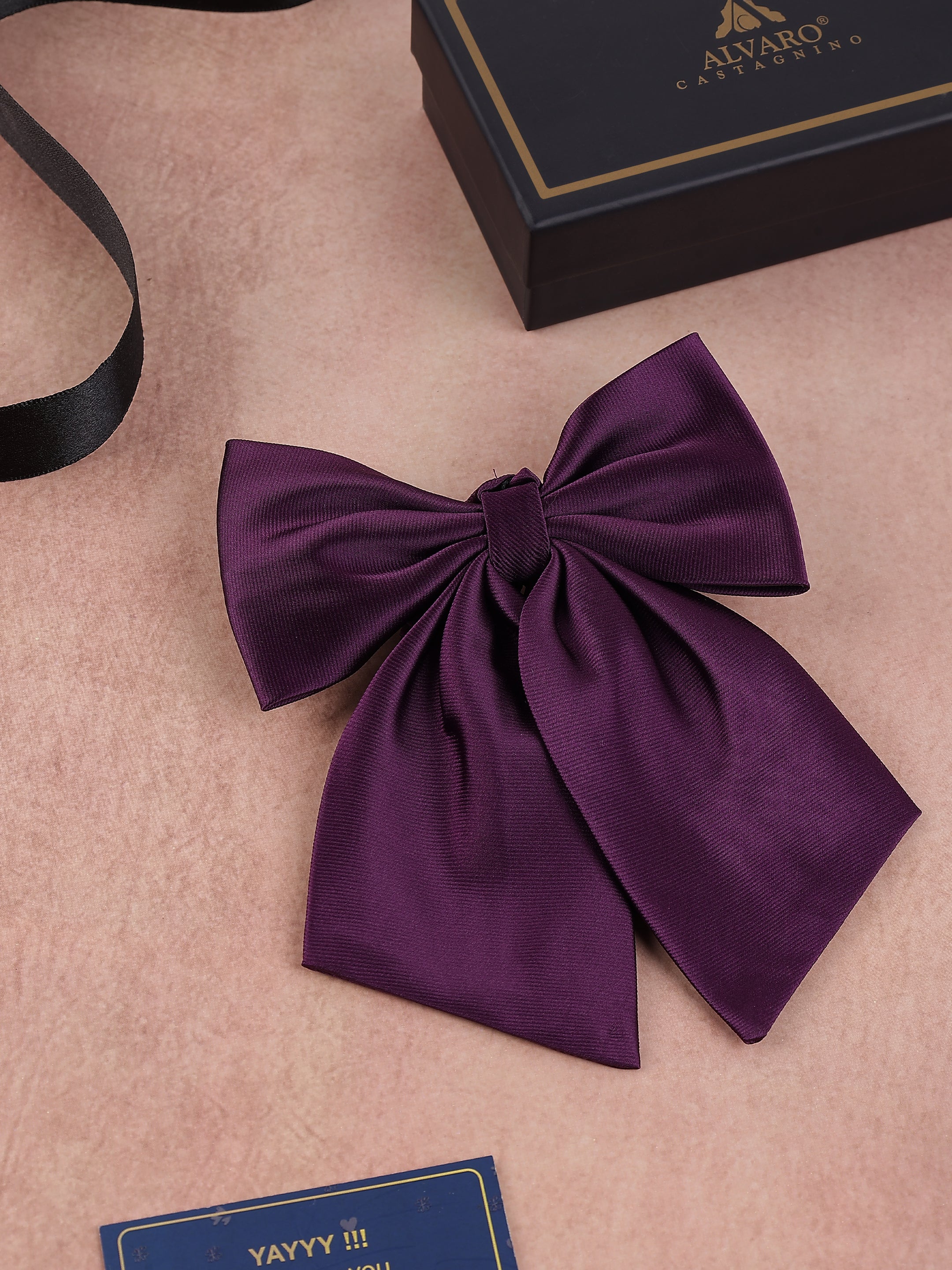 Plum Bow Tie