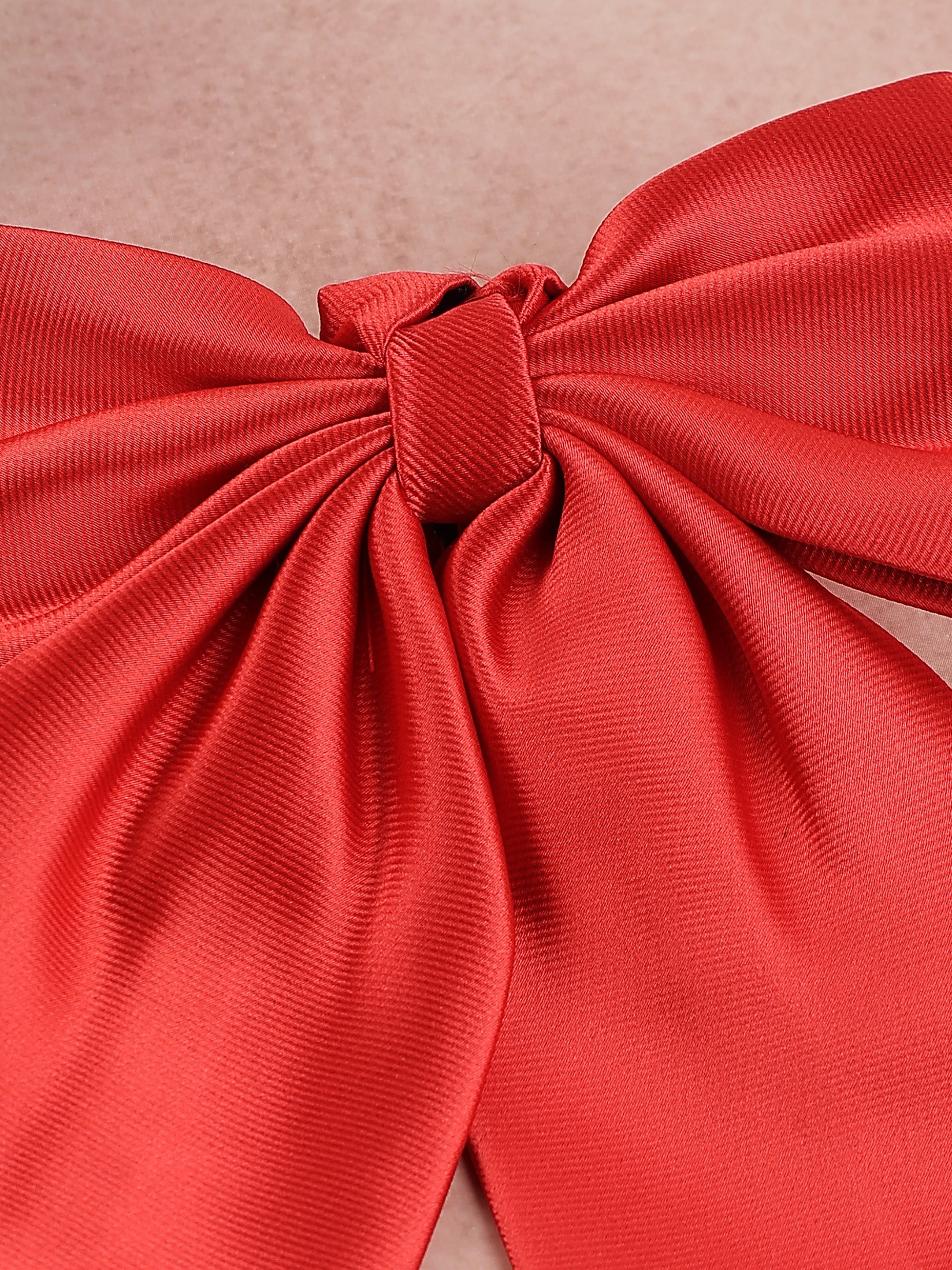 Red Floppy Bow Tie