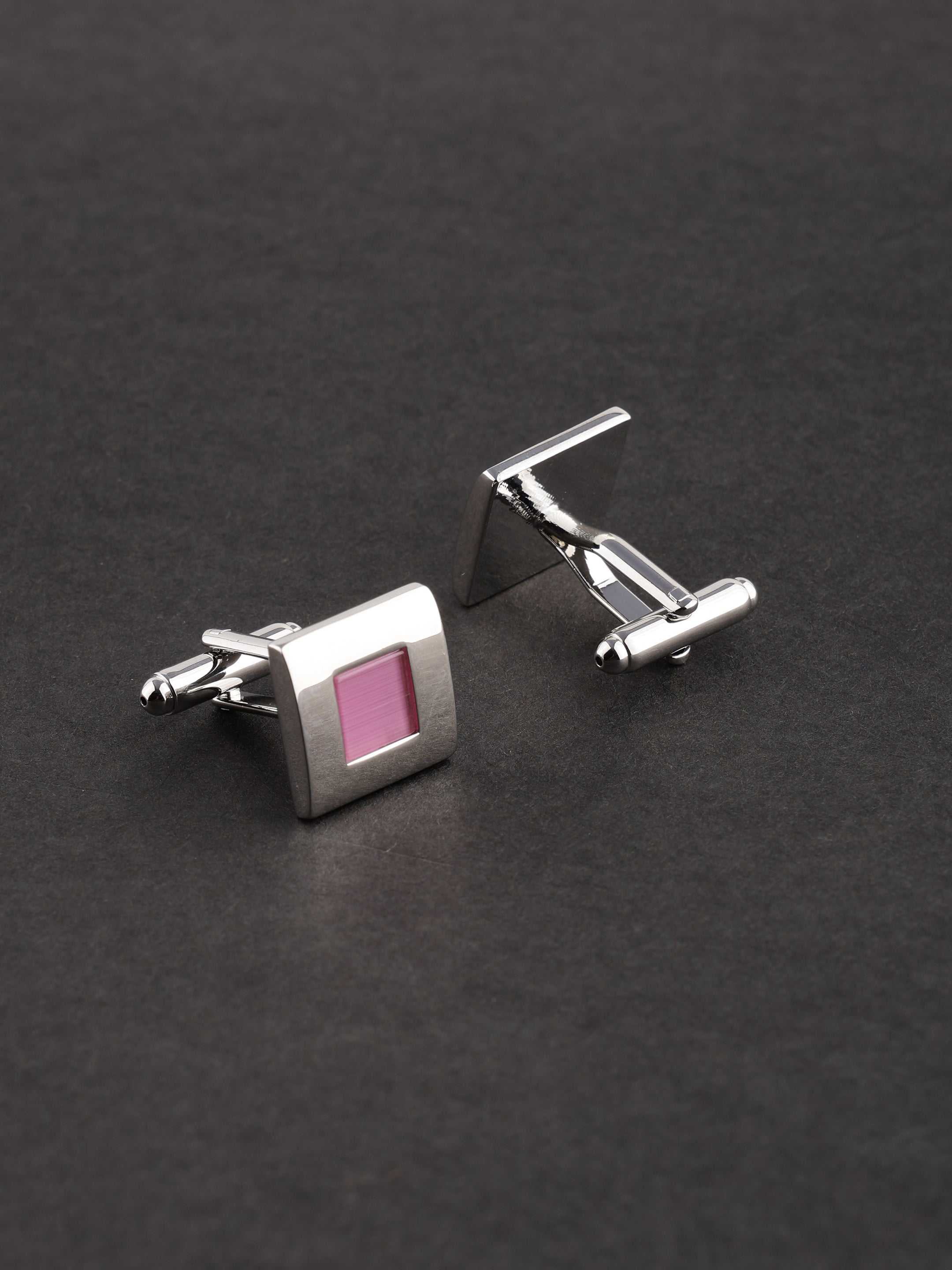 Pink Stone Designer Cufflink