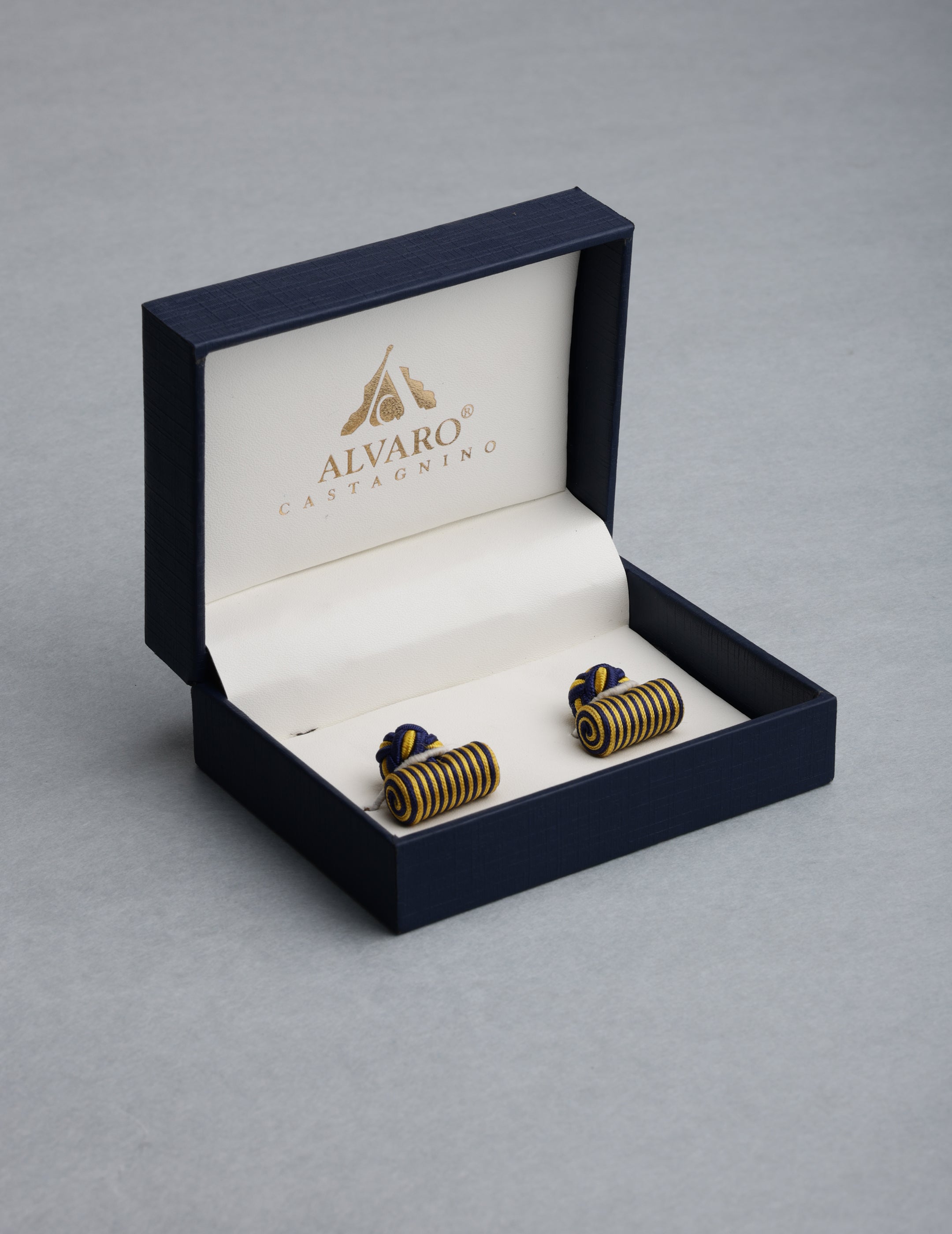 Silk Knot Barrel Cufflinks