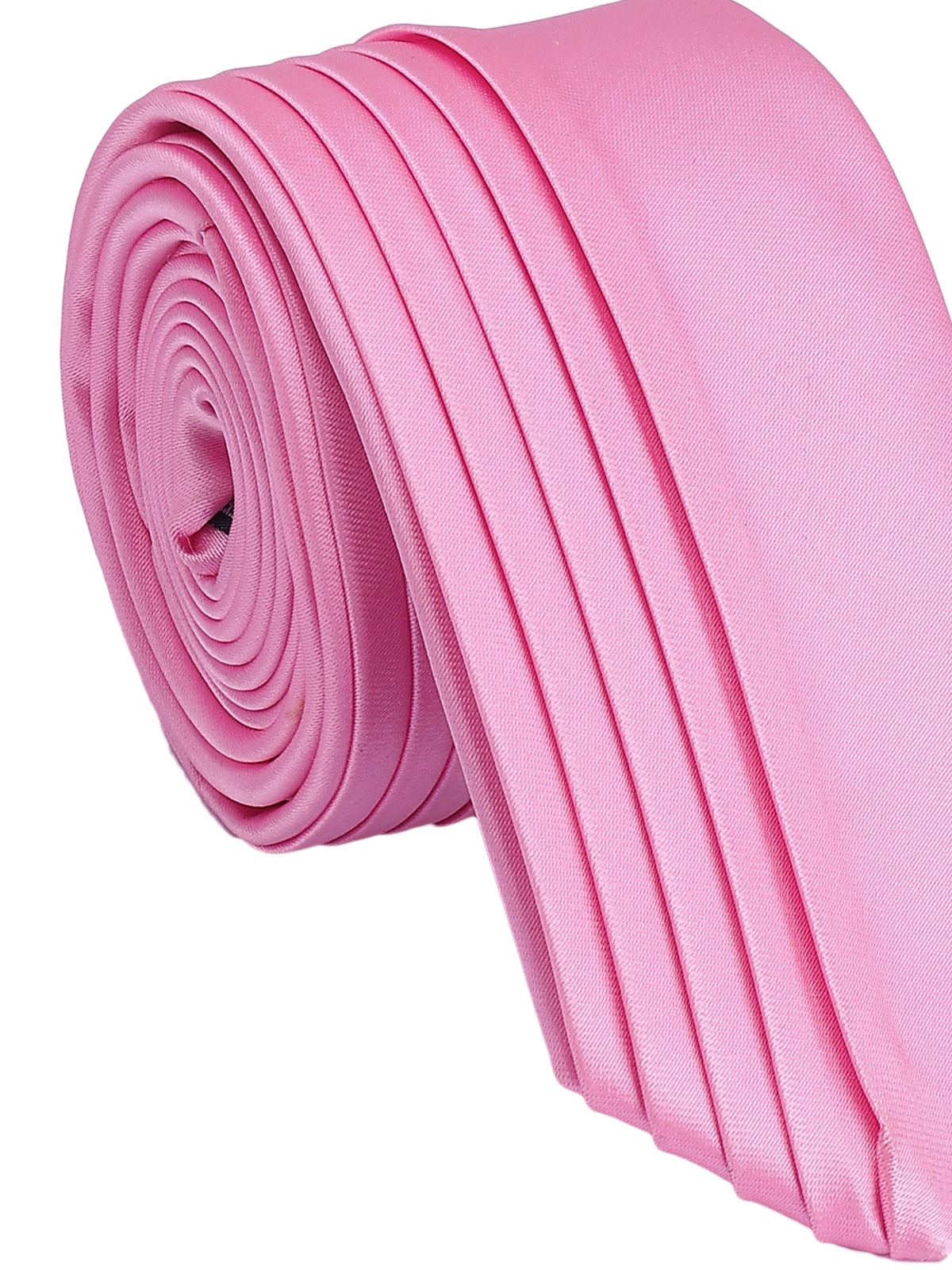 Pink Pleated Panel Necktie