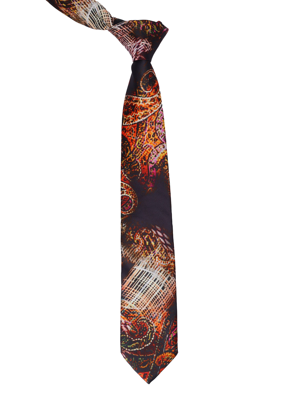 Multicolor Paisley Printed Necktie