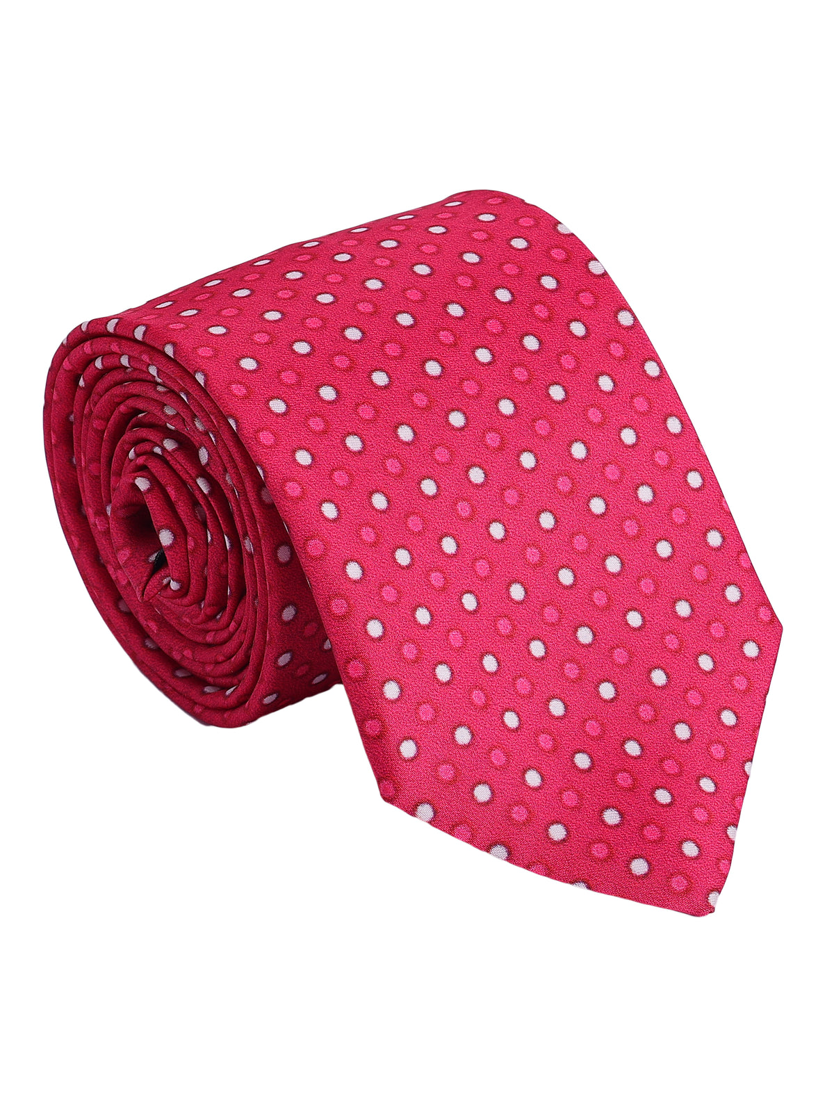 Hot Pink Polka Dot Necktie