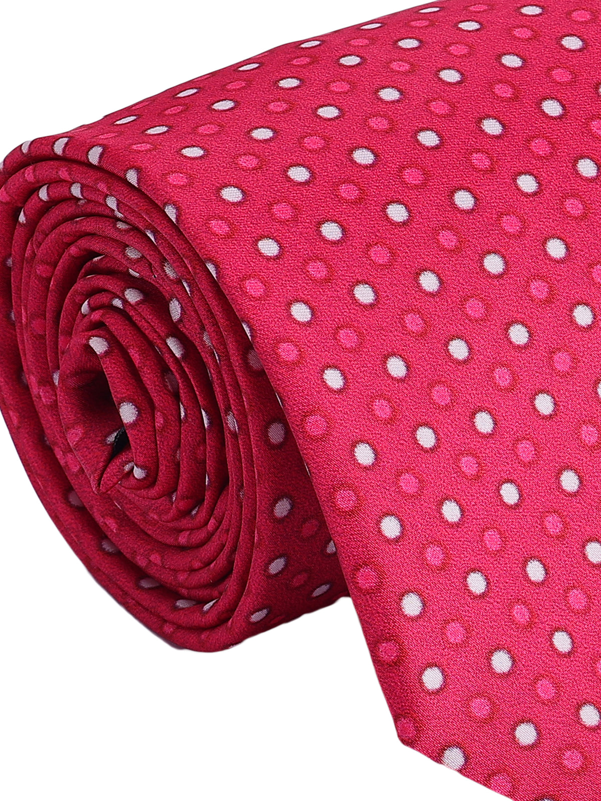 Hot Pink Polka Dot Necktie