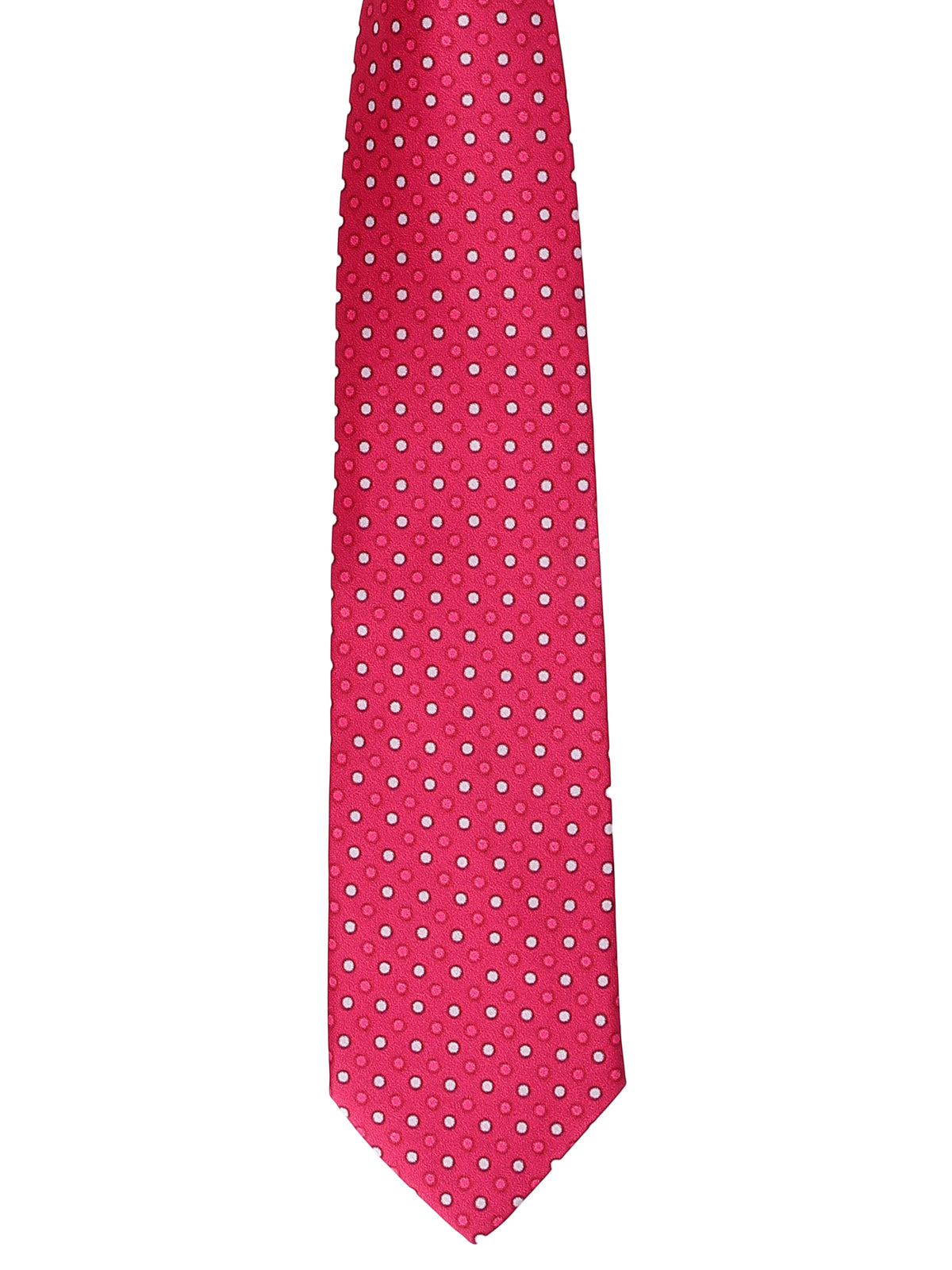Hot Pink Polka Dot Necktie