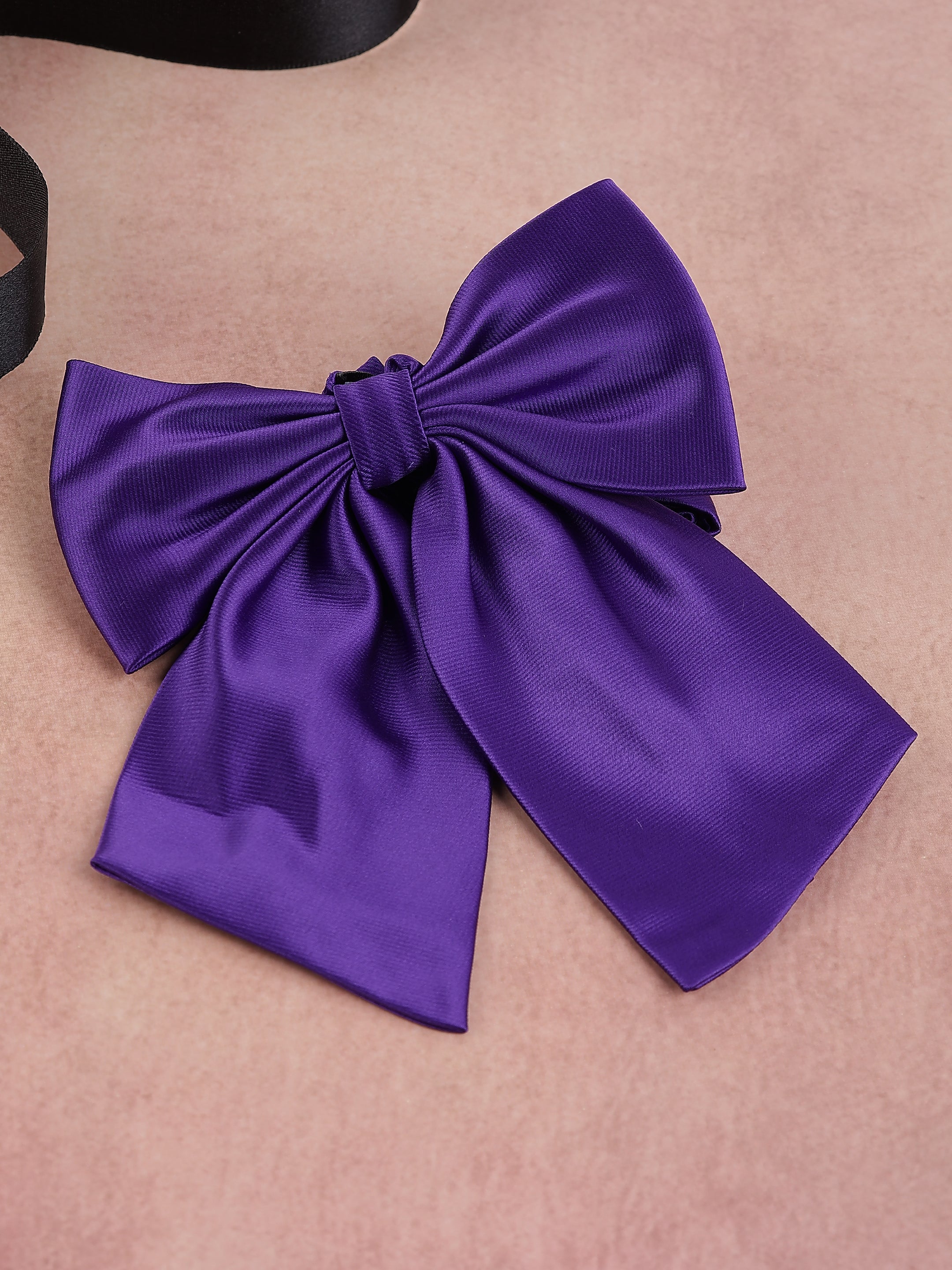 Purple Oversized Butterfly Bow Tie