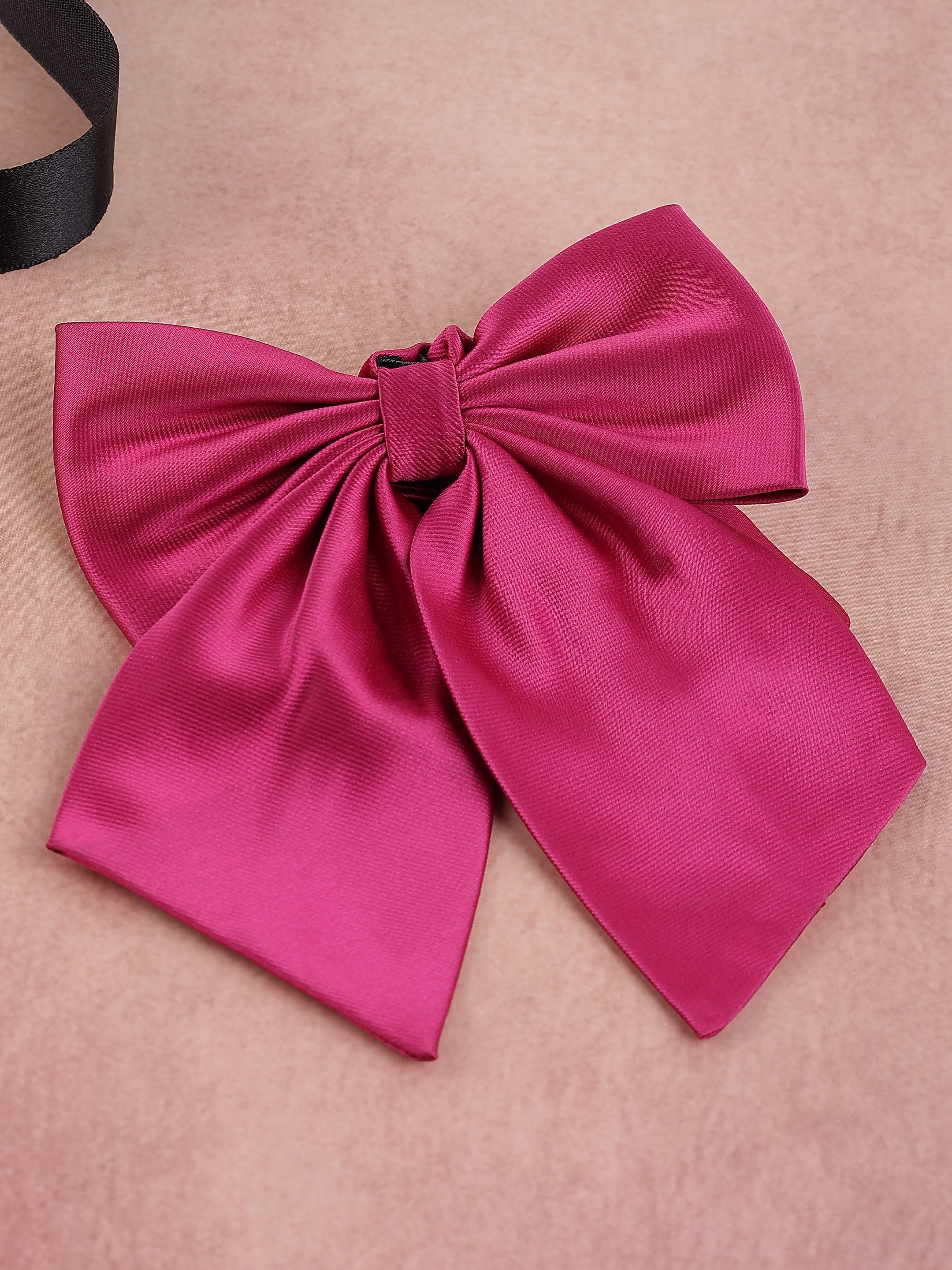 Magenta Floppy Bow Tie