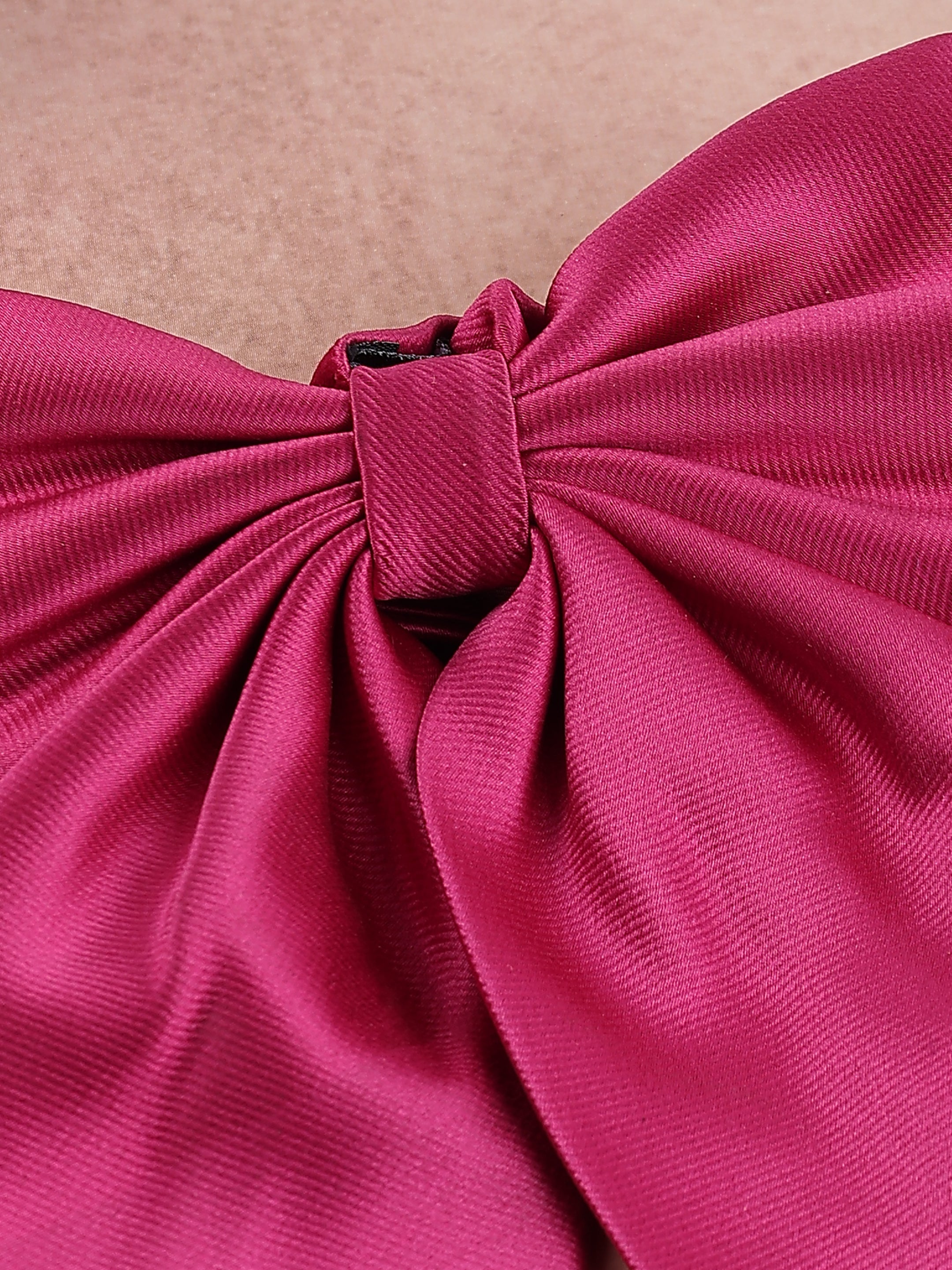 Magenta Floppy Bow Tie