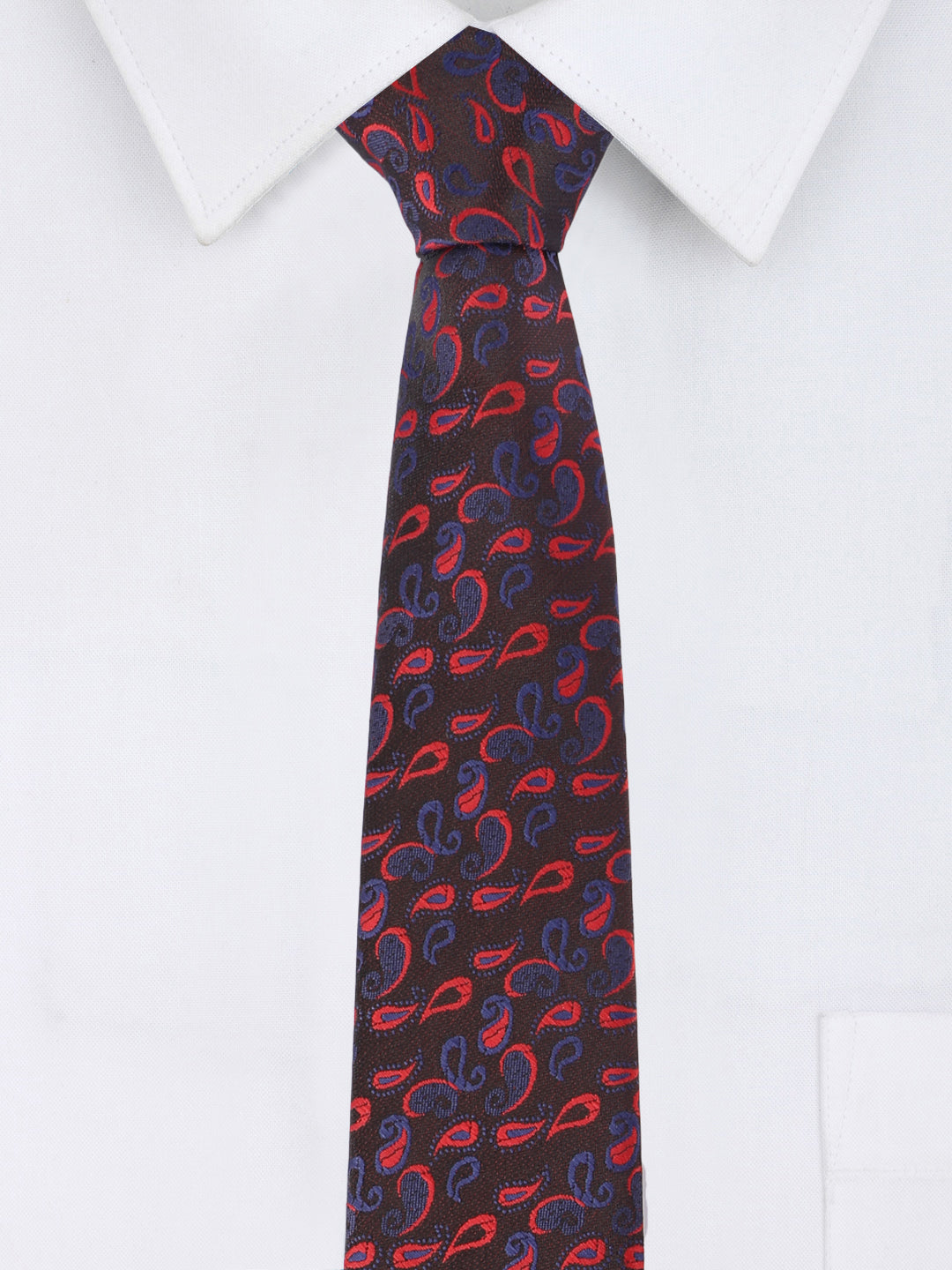 Paisley Black & Red Tie