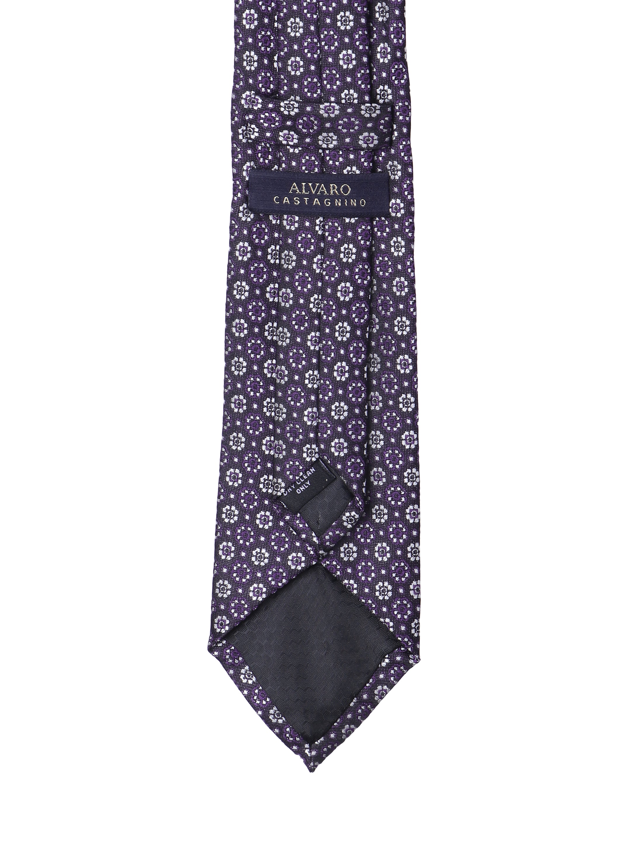 Purple Floral Necktie