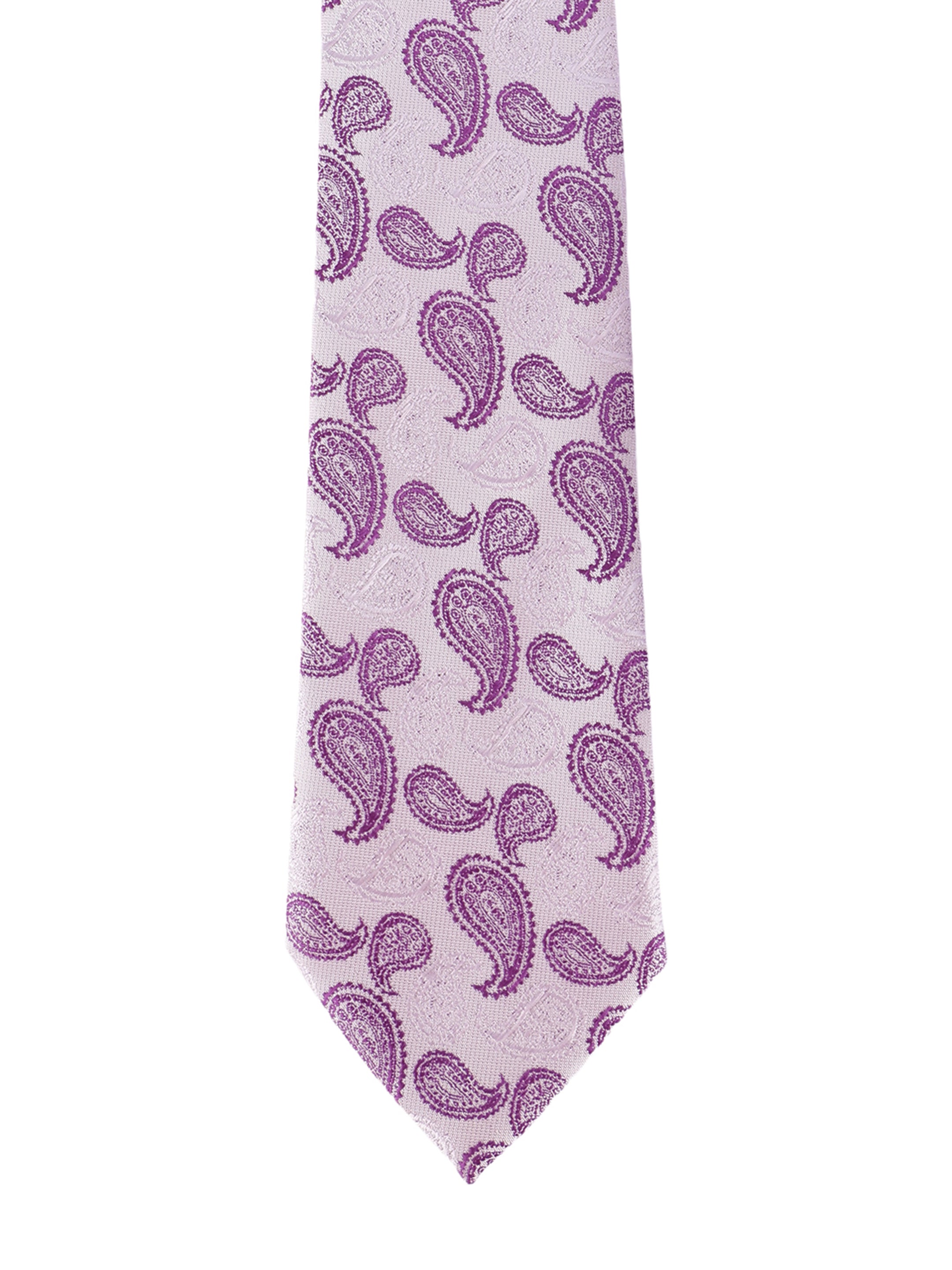 Purple paisley Tie