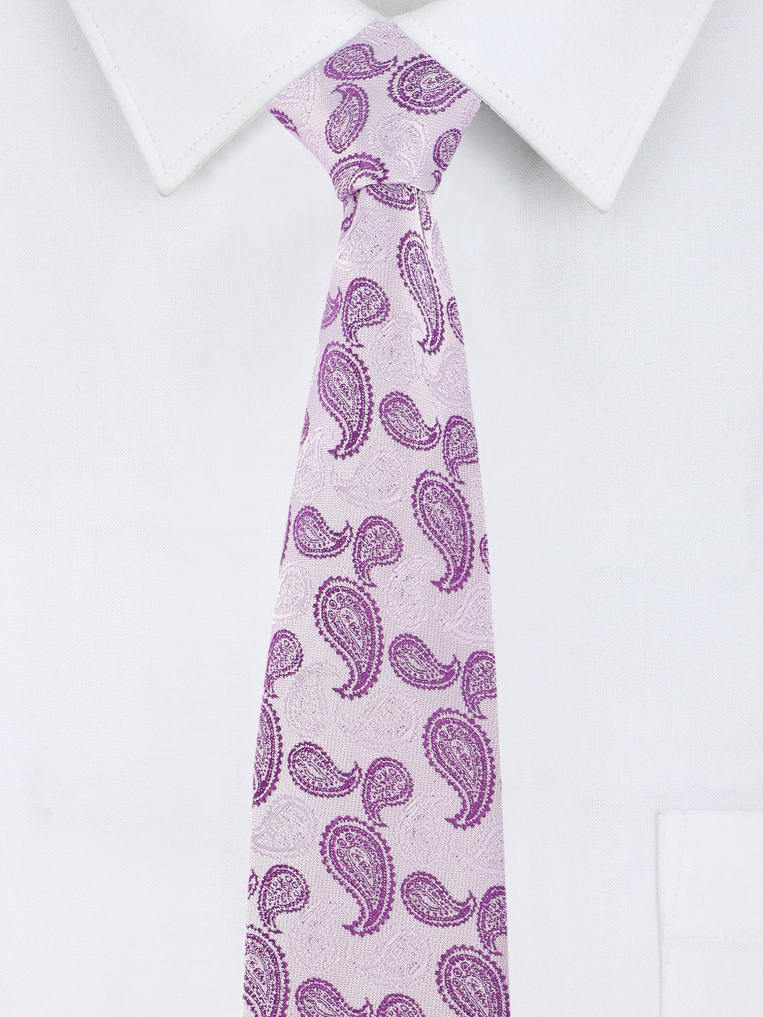 Purple paisley Tie