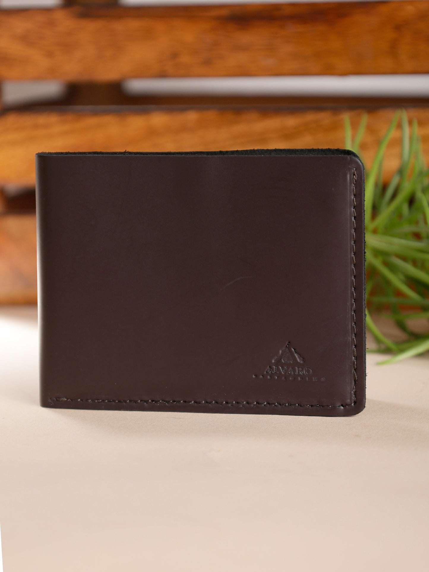 Alvaro Castagnino Brown Coloured Two Fold Leather Wallet for Men