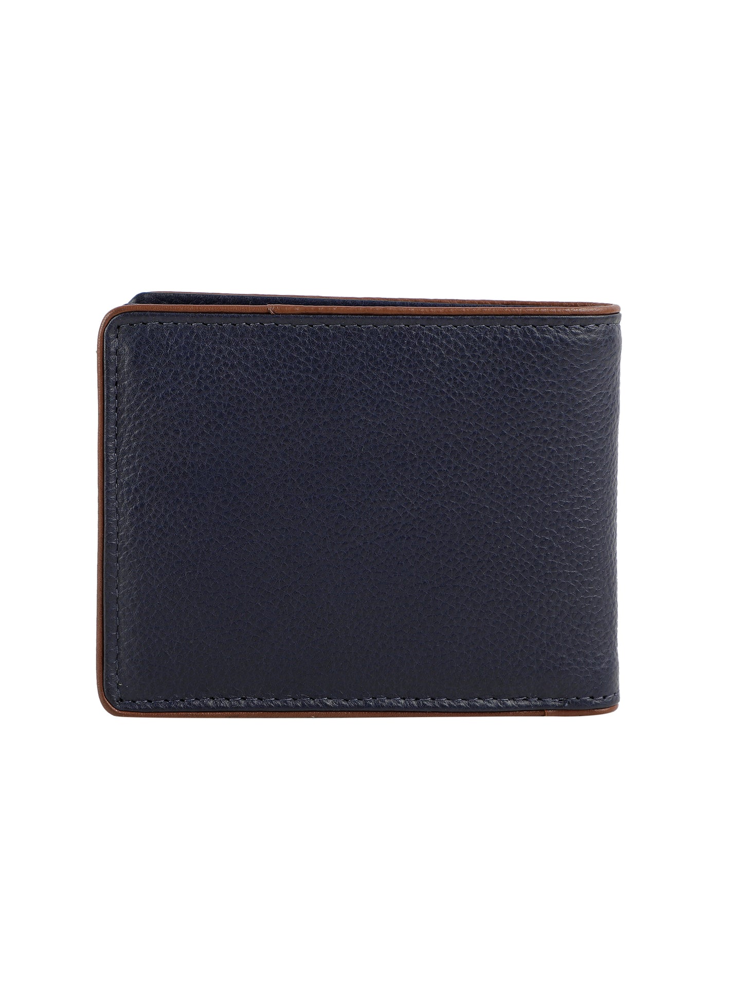 Alvaro Castagnino Blue & Brown Coloured Two Fold Leather Wallet for Men