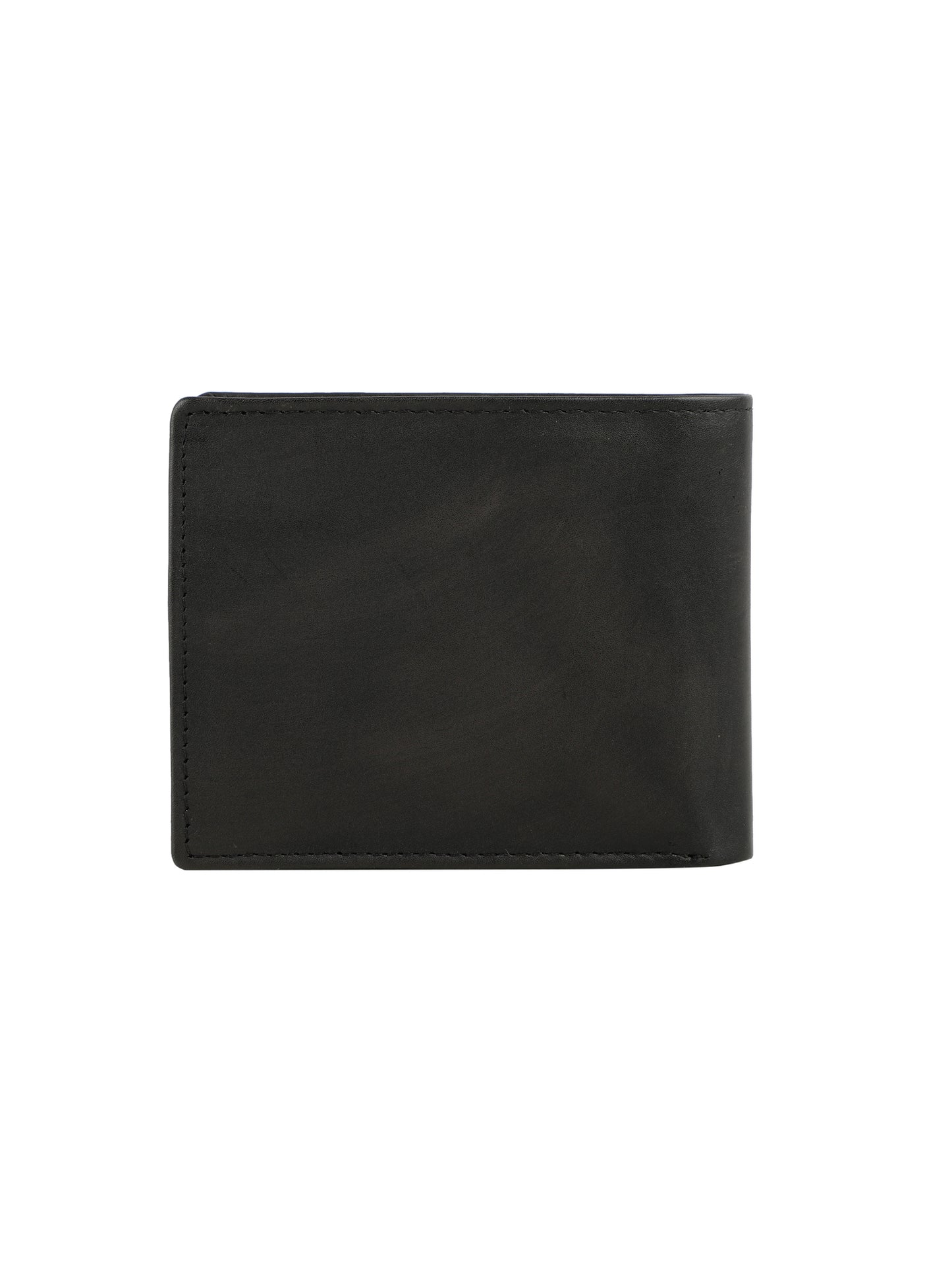 Alvaro Castagnino Black Coloured Two Fold Leather Wallet for Men