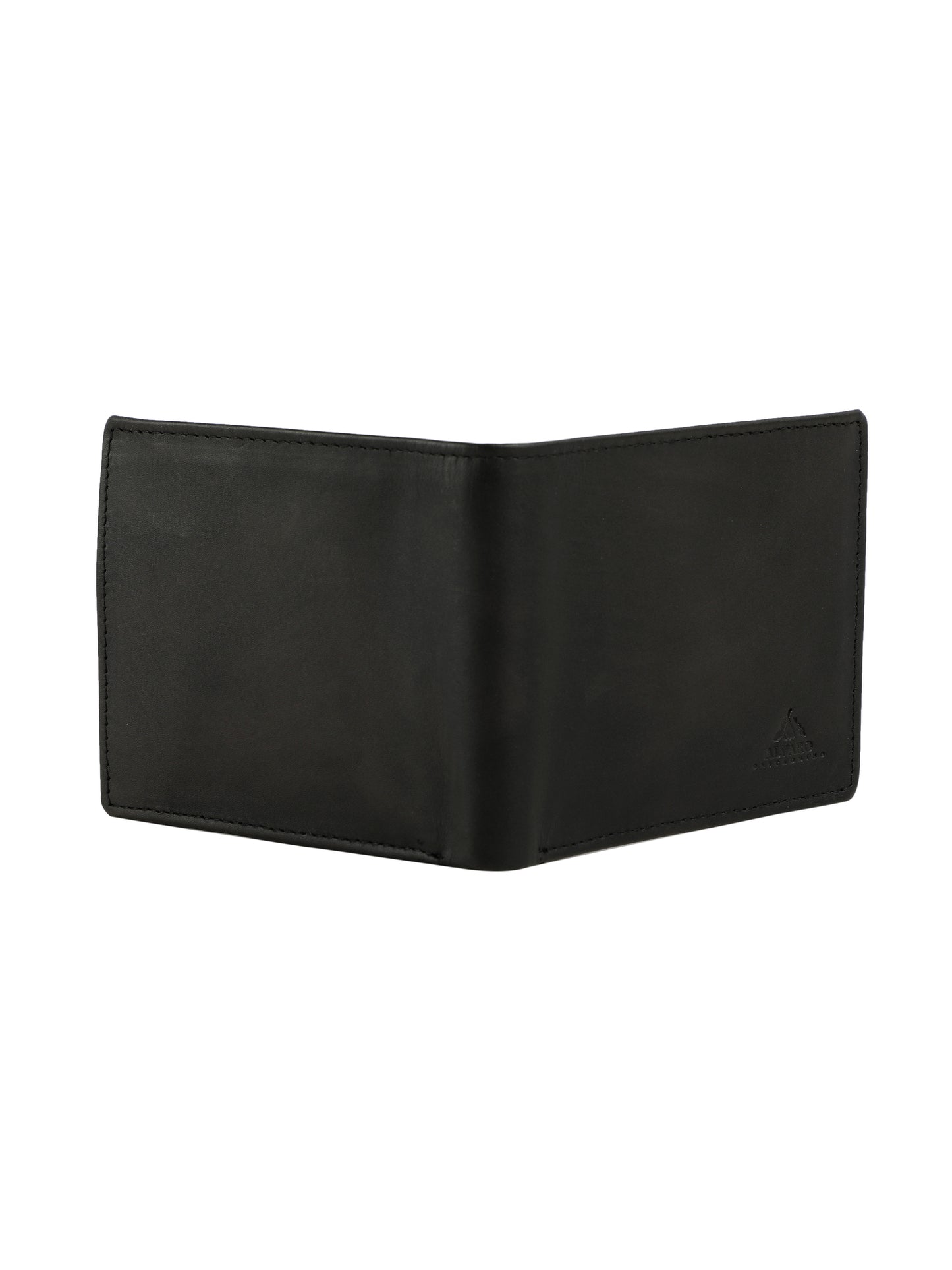 Alvaro Castagnino Black Coloured Two Fold Leather Wallet for Men