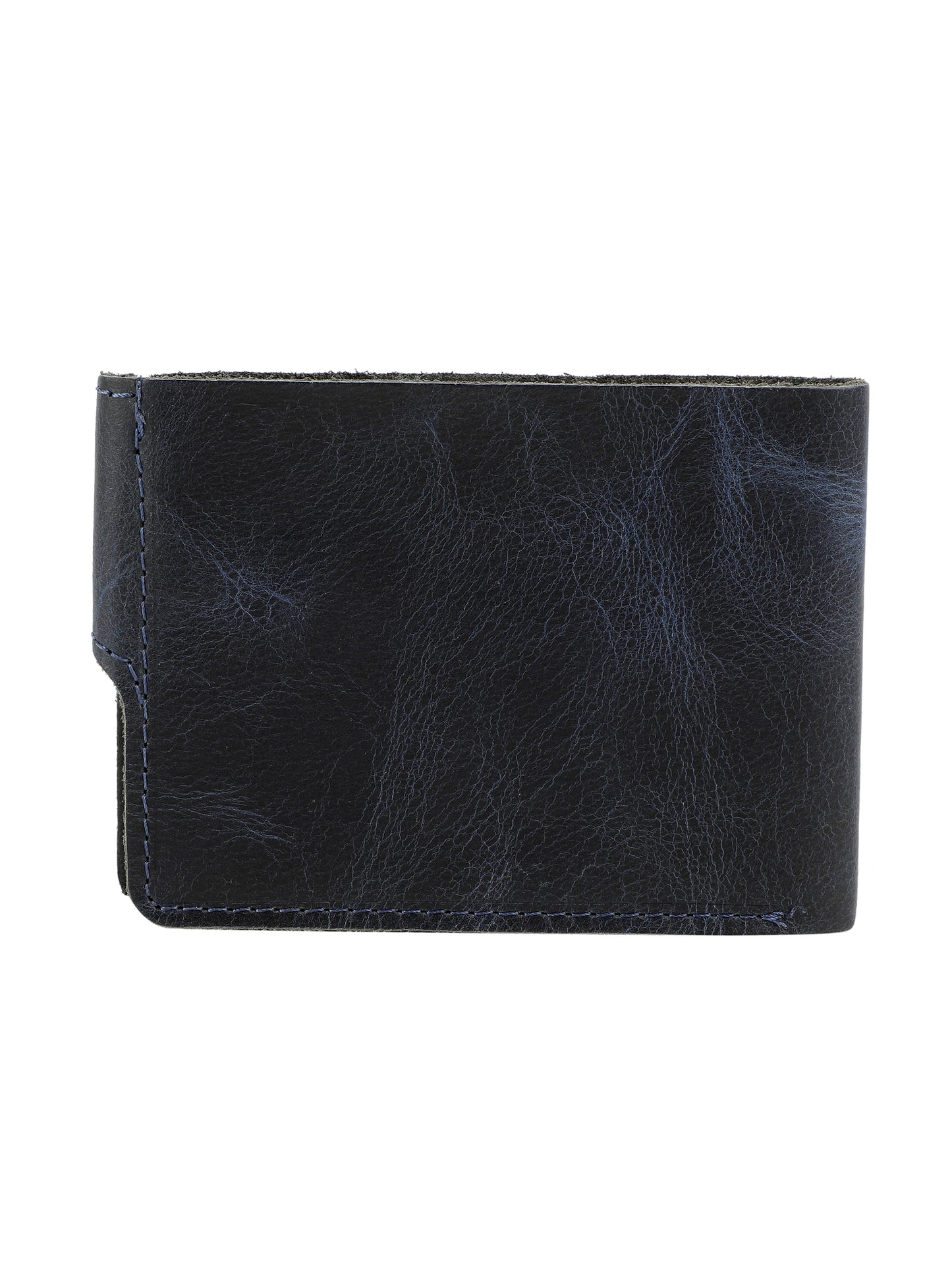 Alvaro Castagnino Blue Coloured Two Fold Leather Wallet for Men