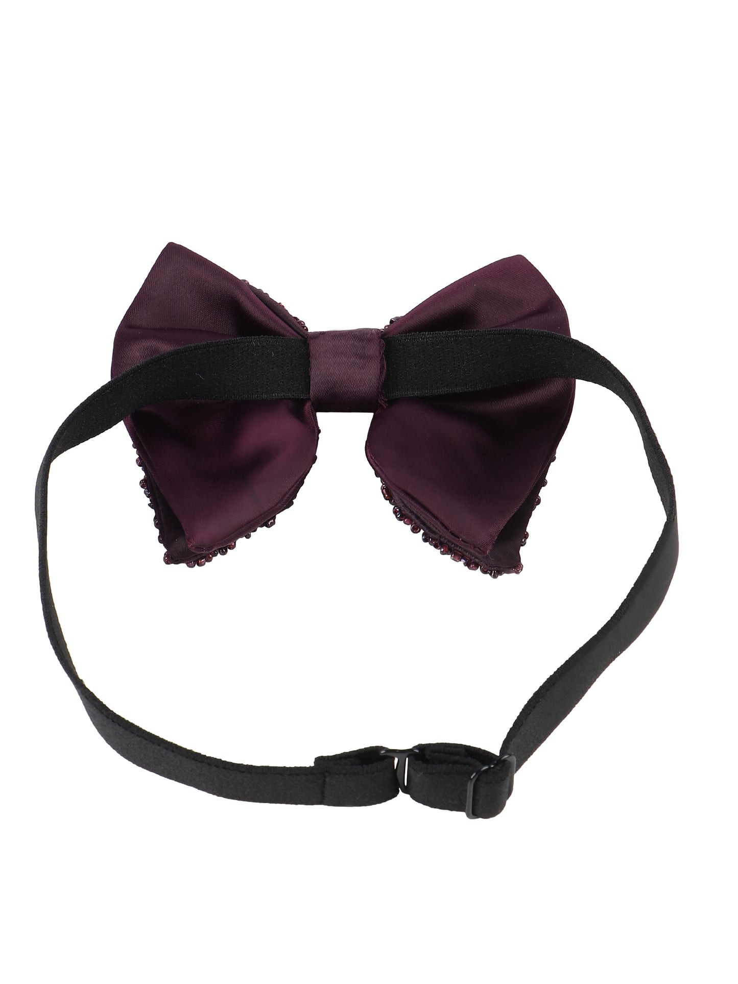 Alvaro Castagnino Men Embellished Woven Design Bow Tie