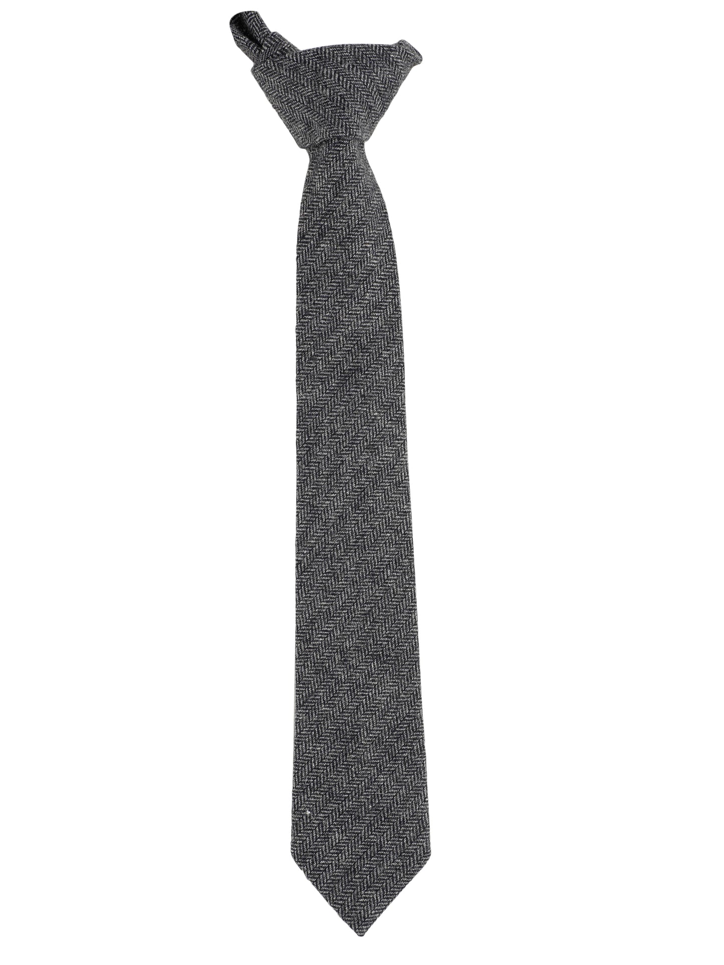 Alvaro Castagnino Grey Coloured Cotton Necktie for Men