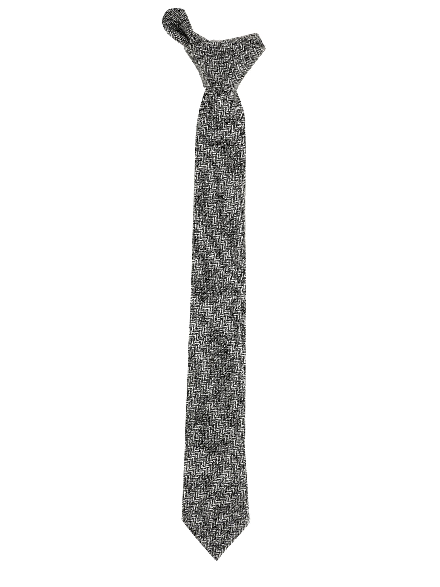 Alvaro Castagnino Grey Coloured Cotton Necktie for Men