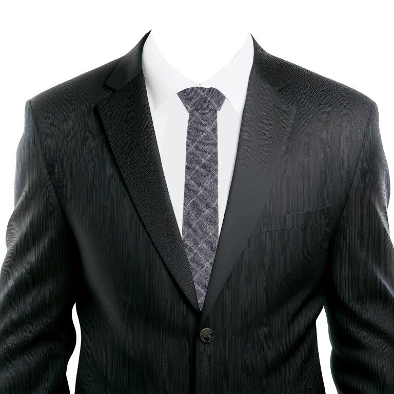 Alvaro Castagnino Grey Coloured Cotton Necktie for Men