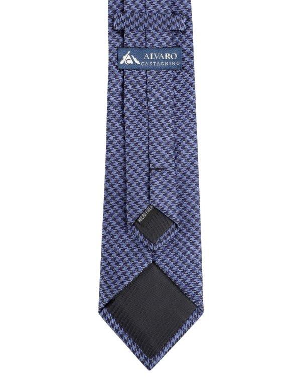 Alvaro Castagnino Blue Coloured Microfiber Necktie for Men