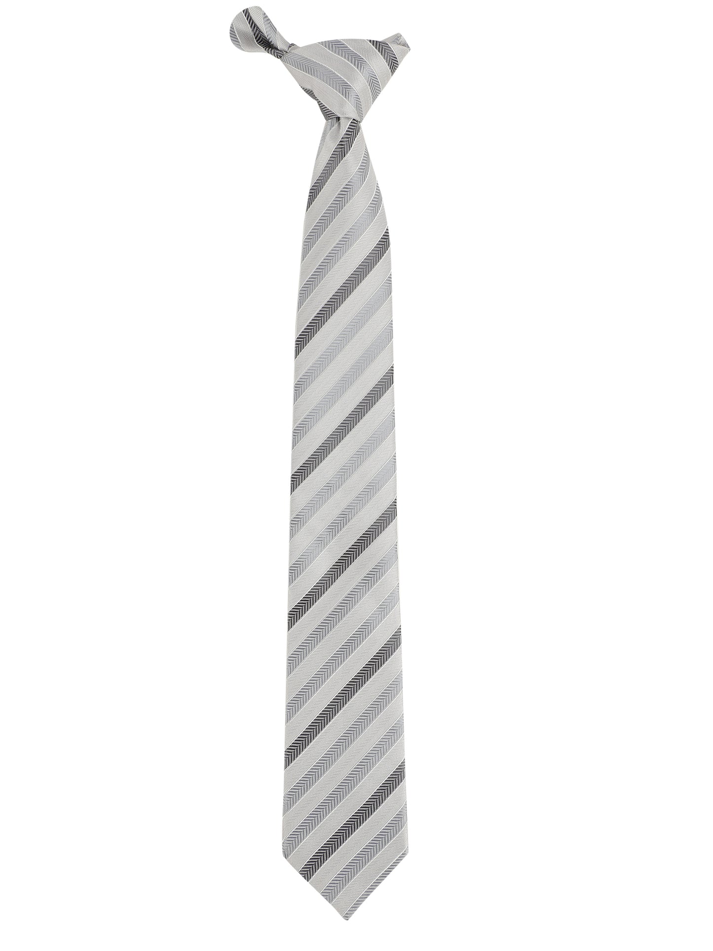 Alvaro Castagnino Grey Coloured Microfiber Necktie for Men