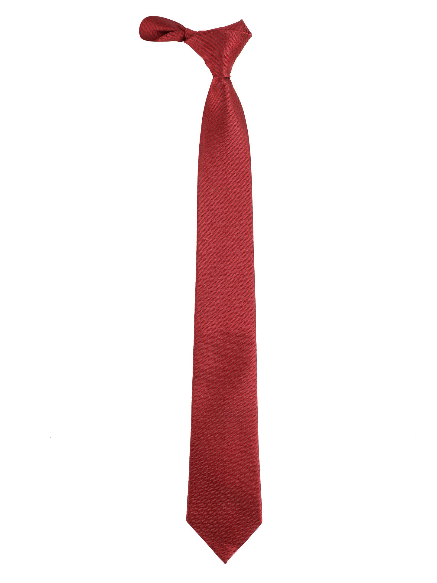 Alvaro Castagnino Red Coloured Microfiber Necktie for Men