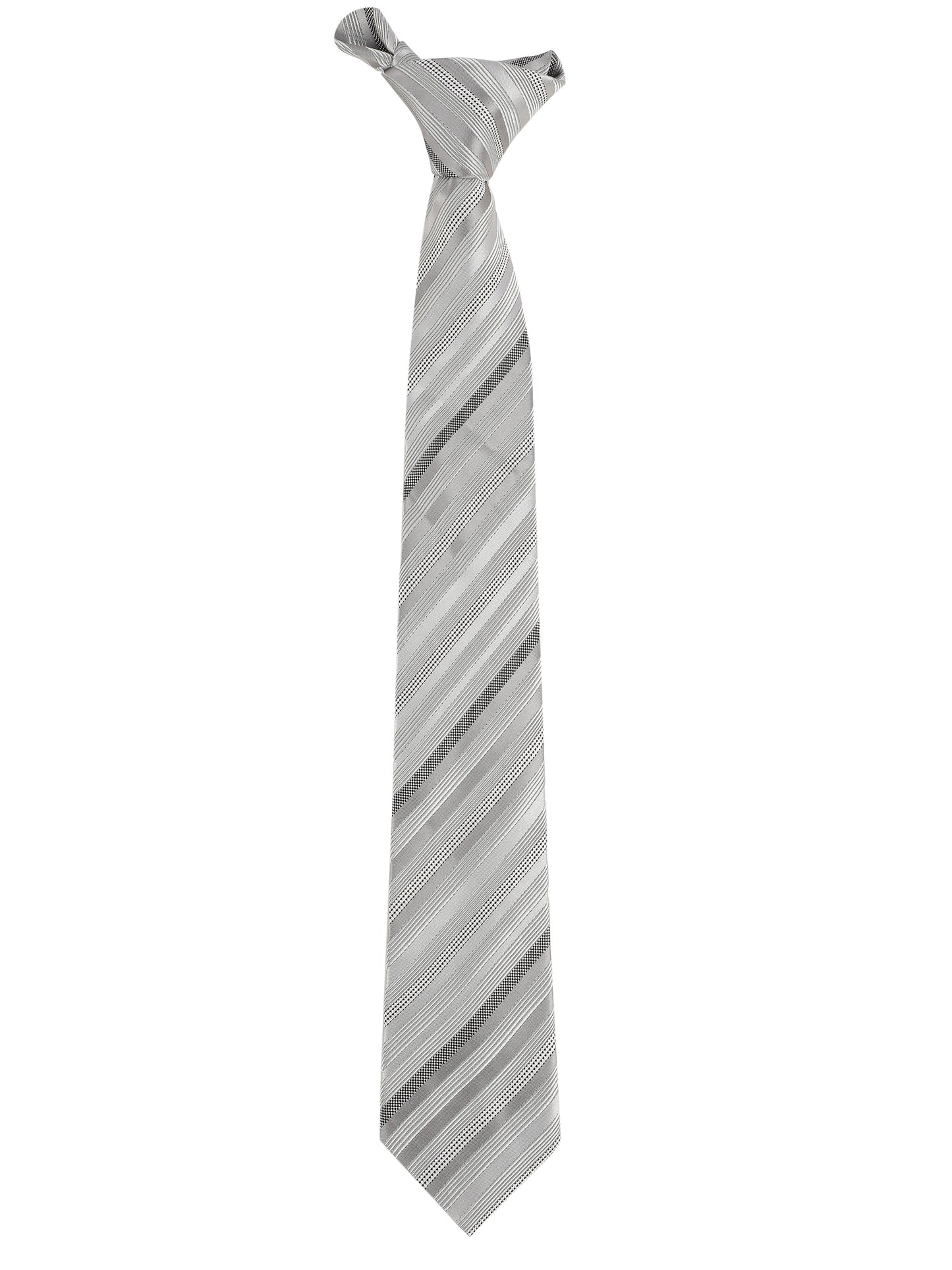 Alvaro Castagnino Grey Coloured Microfiber Necktie for Men