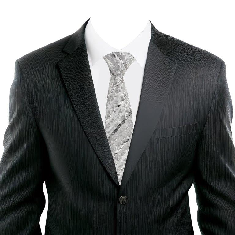 Alvaro Castagnino Grey Coloured Microfiber Necktie for Men