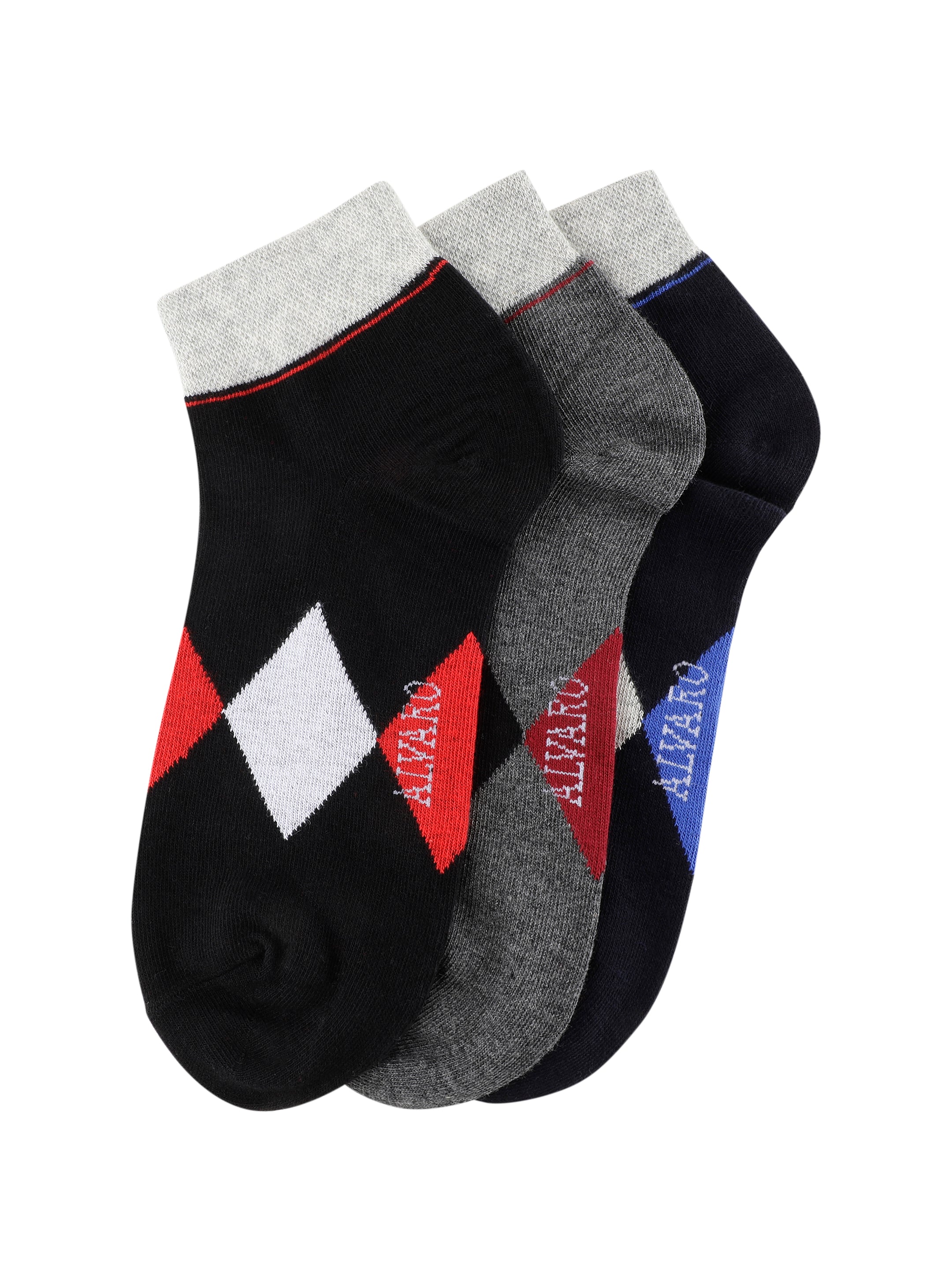 Alvaro Castagnino Men Multi Coloured Ankle-Length Socks