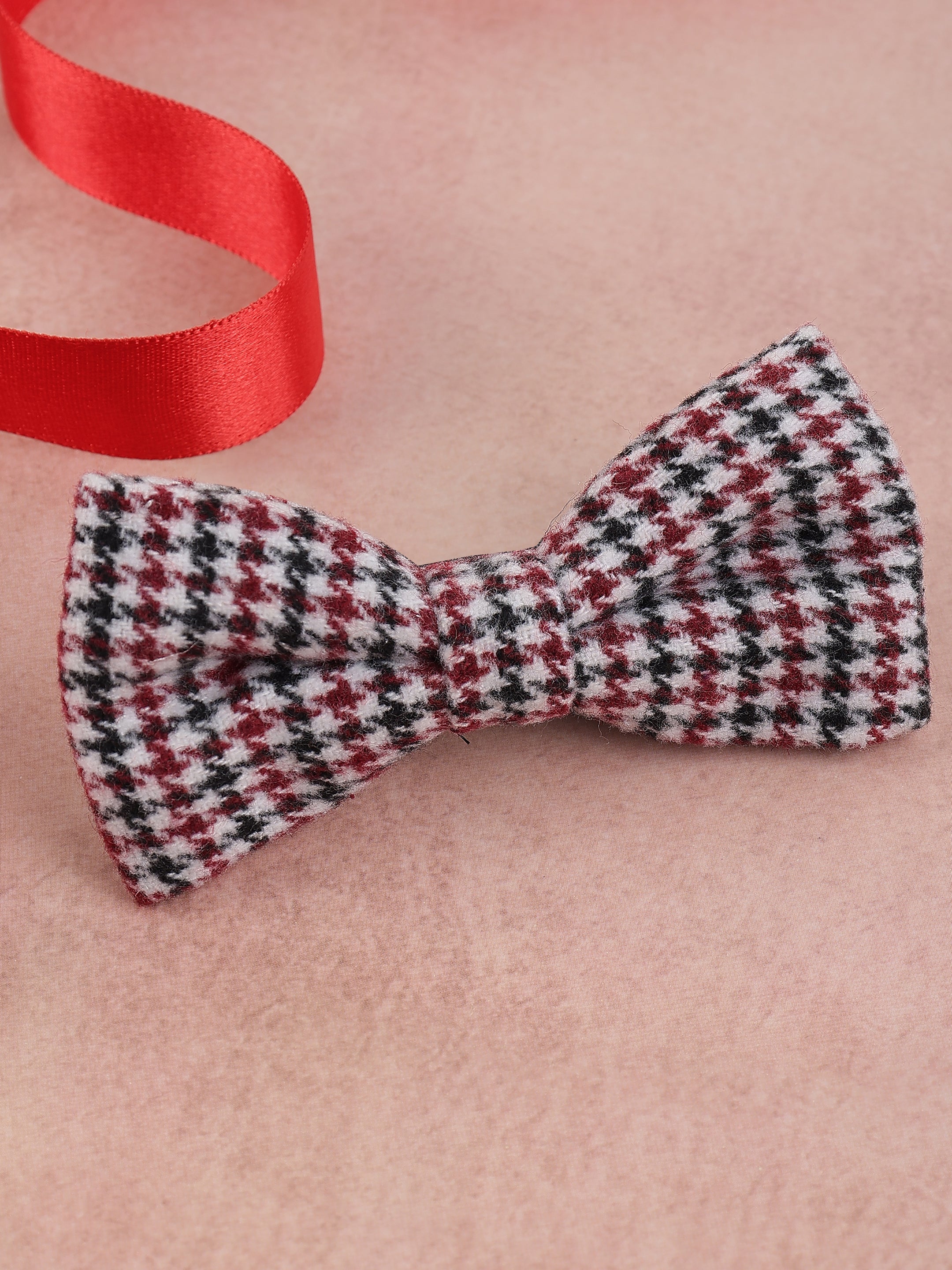 Multi Houndstooth Cotton Bow Tie