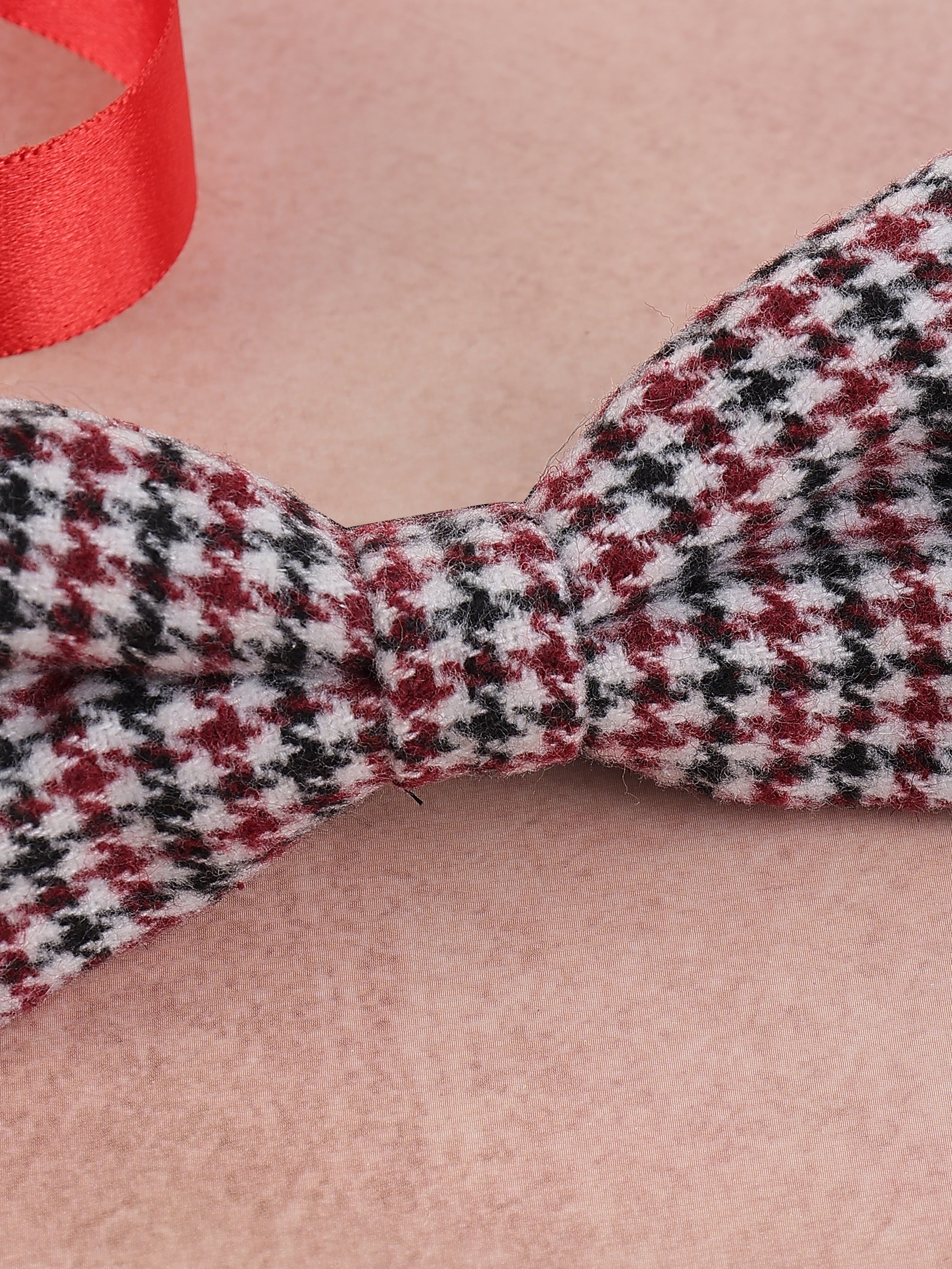 Multi Houndstooth Cotton Bow Tie