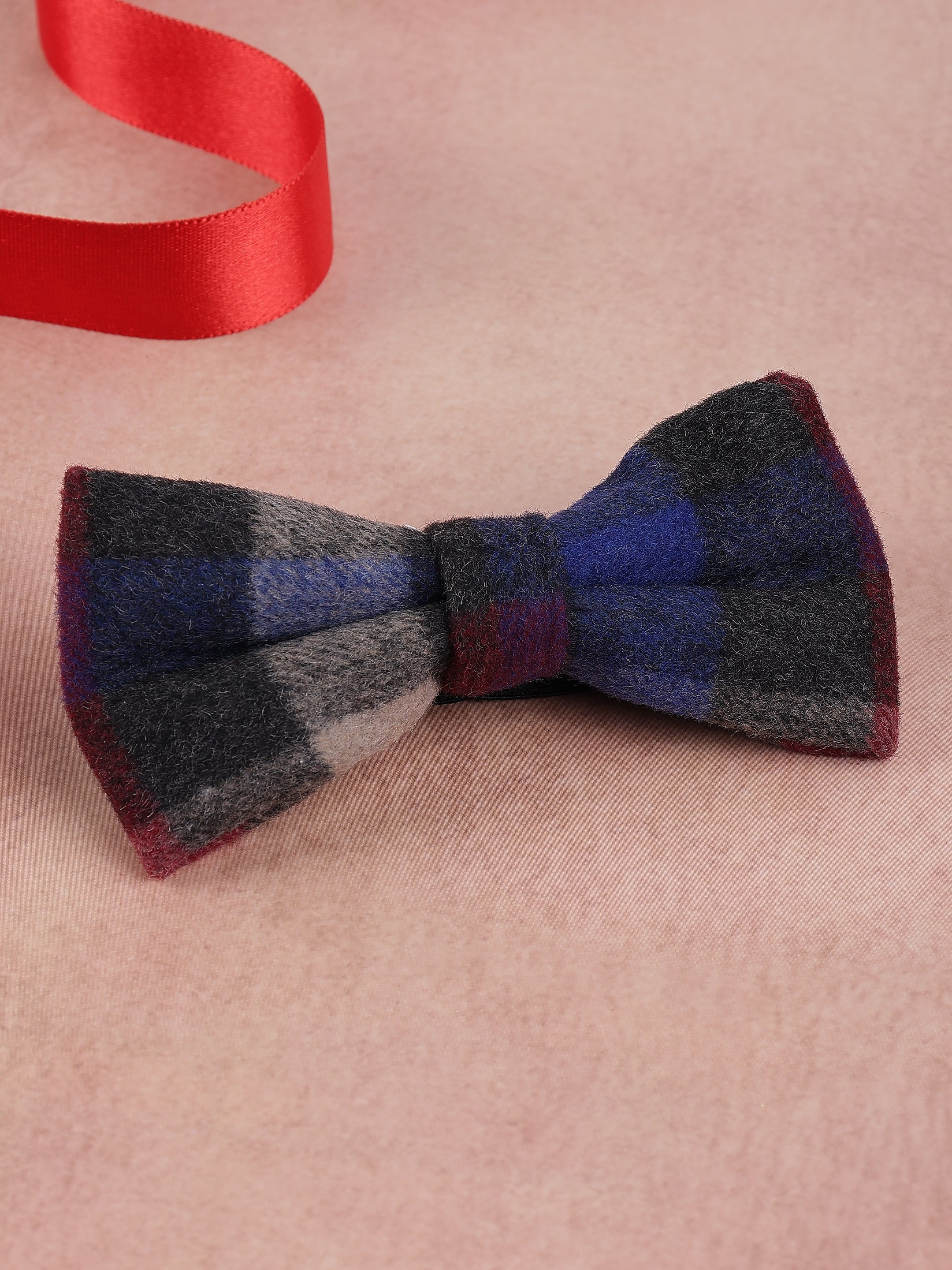Multi-Color Tartan Plaid Cotton Bow Tie