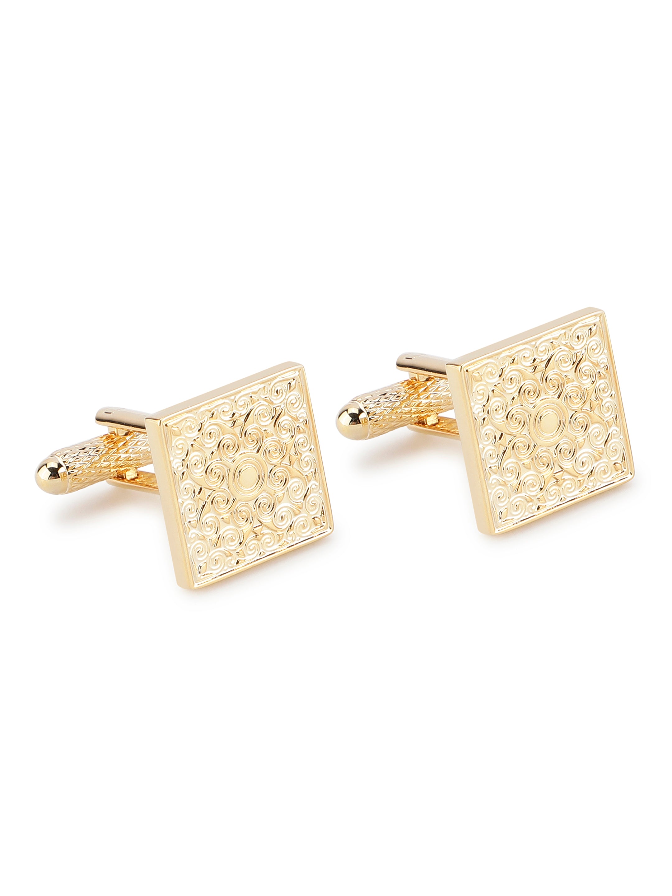Golden Square Cufflink
