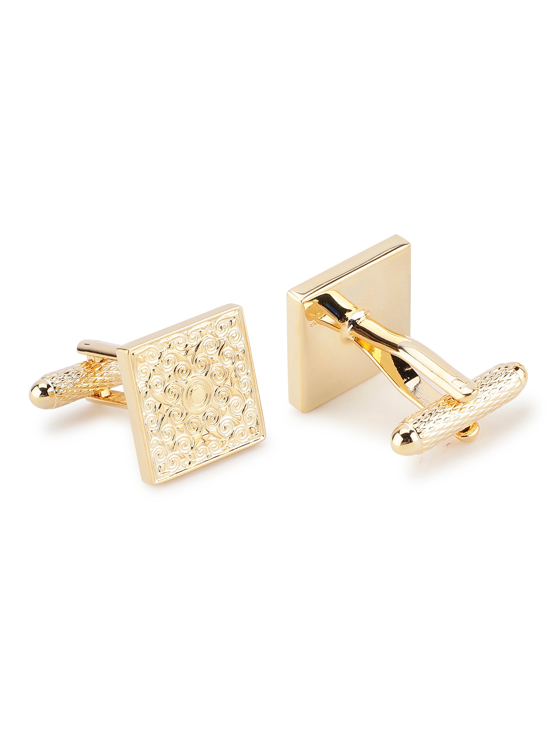 Golden Square Cufflink