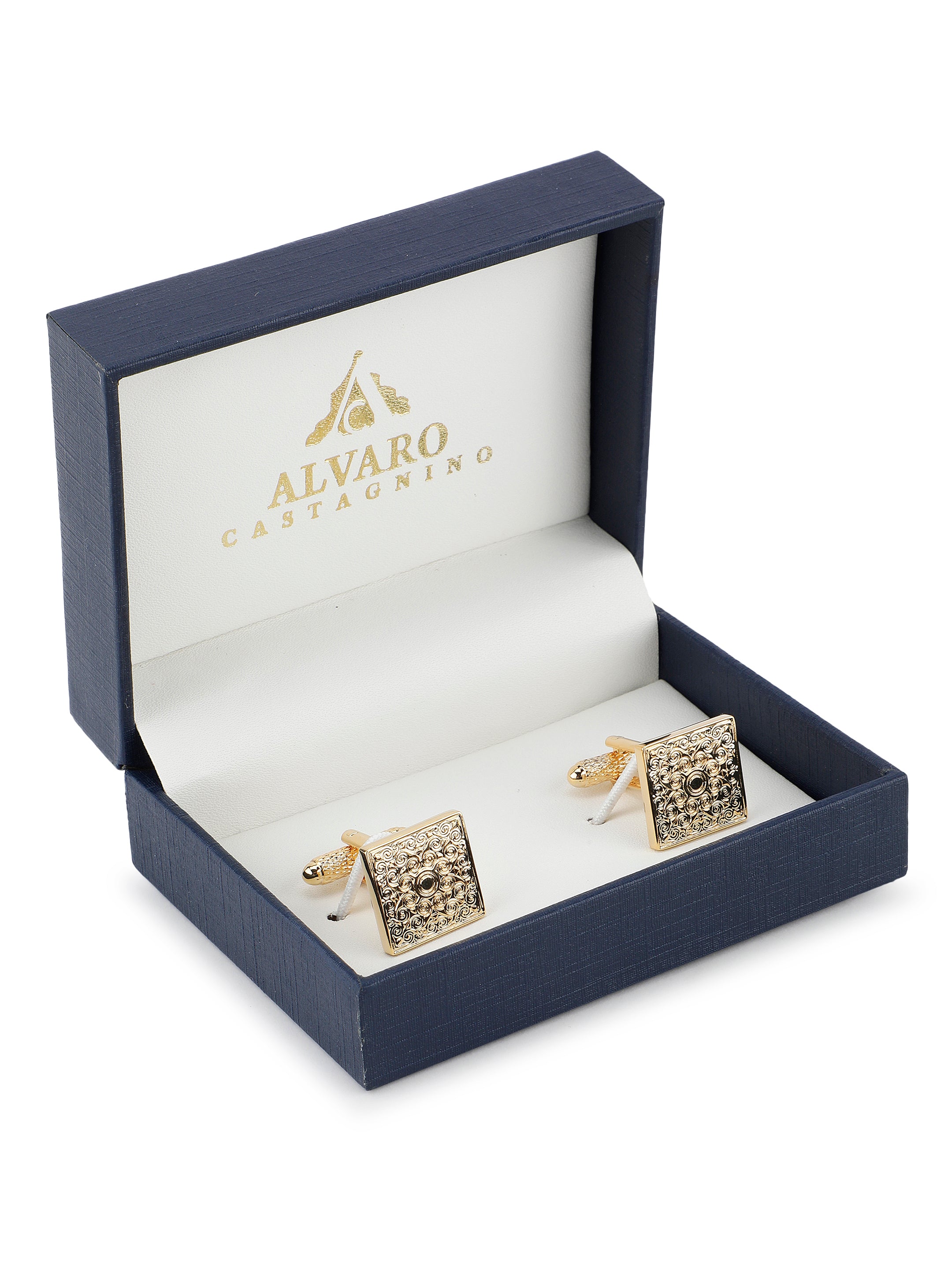 Golden Square Cufflink