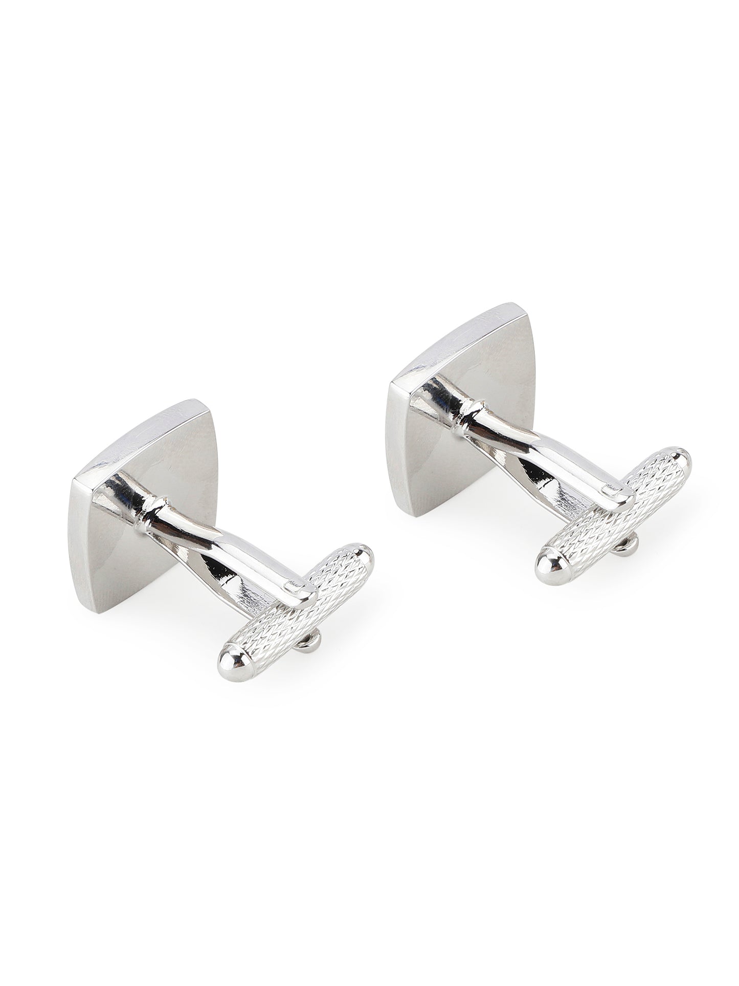 Alvaro Castagnino Yellow & Silver Coloured Cufflink for Men